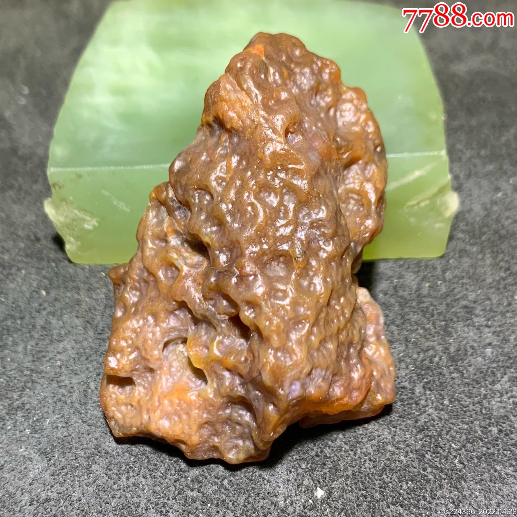 精美阿拉善高玉化蜂窩筋脈石原石一顆