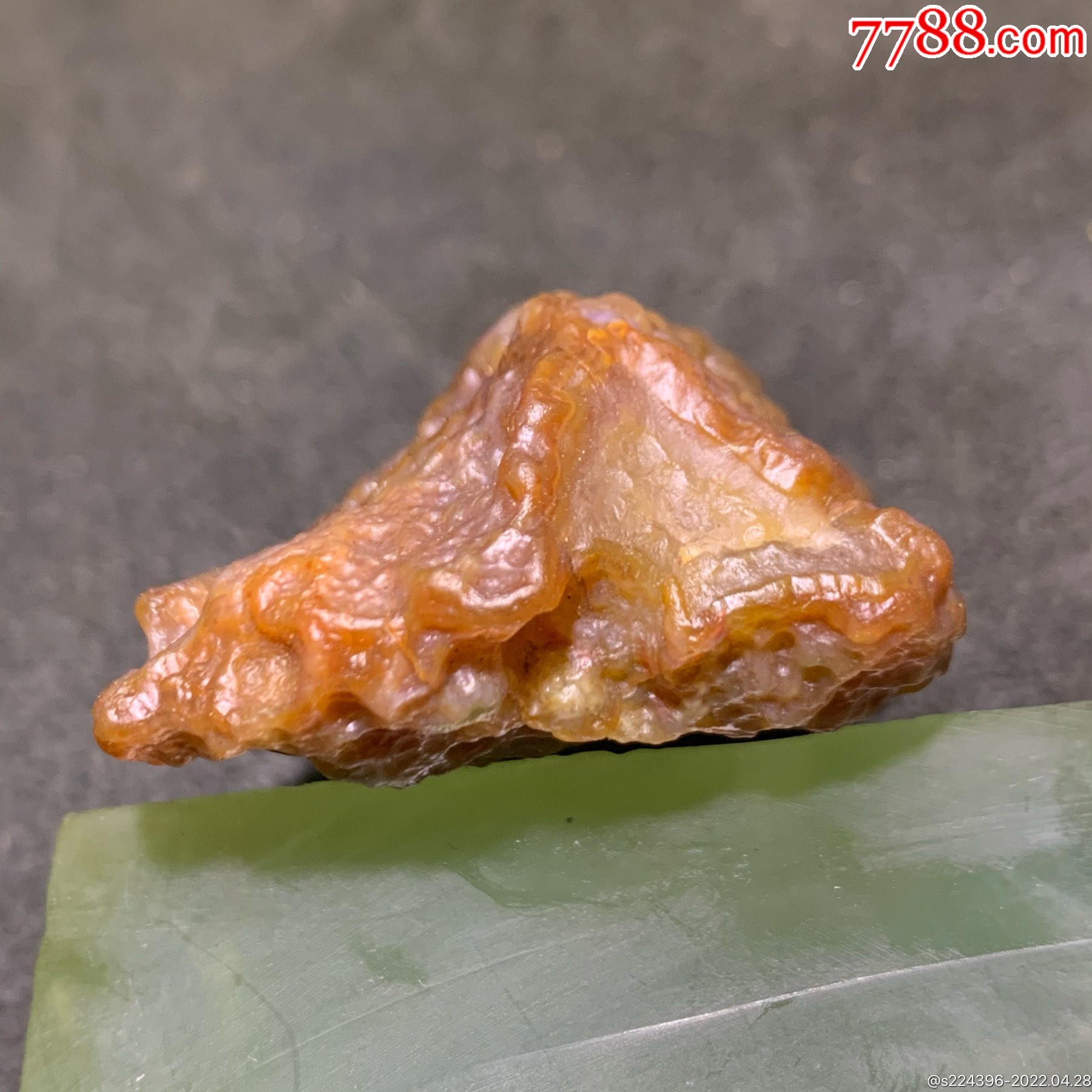 精美阿拉善高玉化蜂窝筋脉石原石一颗