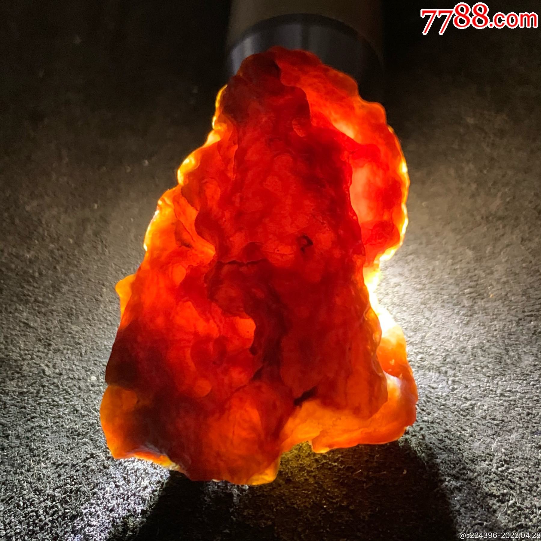 精美阿拉善高玉化蜂窝筋脉石原石一颗