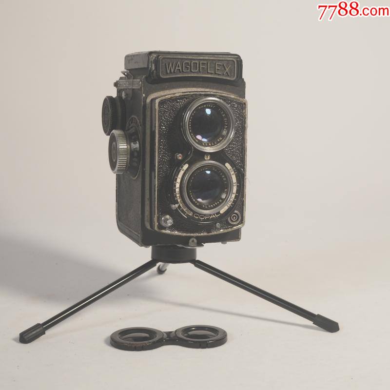 日本老式primoflex机械120双眼双反胶卷相机怀旧摆件老物￥7888品99