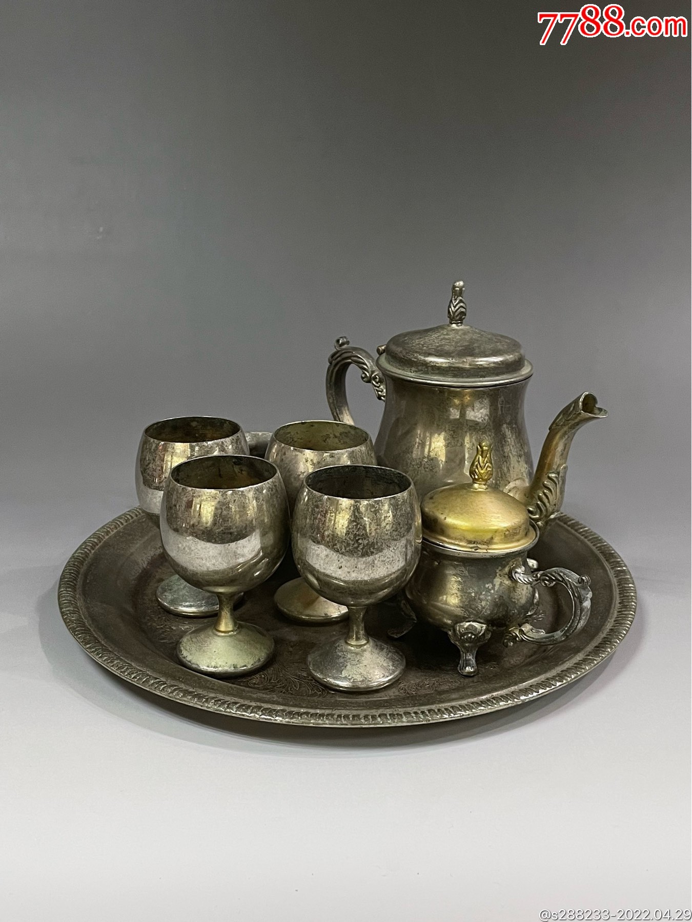 晚清民国西洋咖啡茶具一套