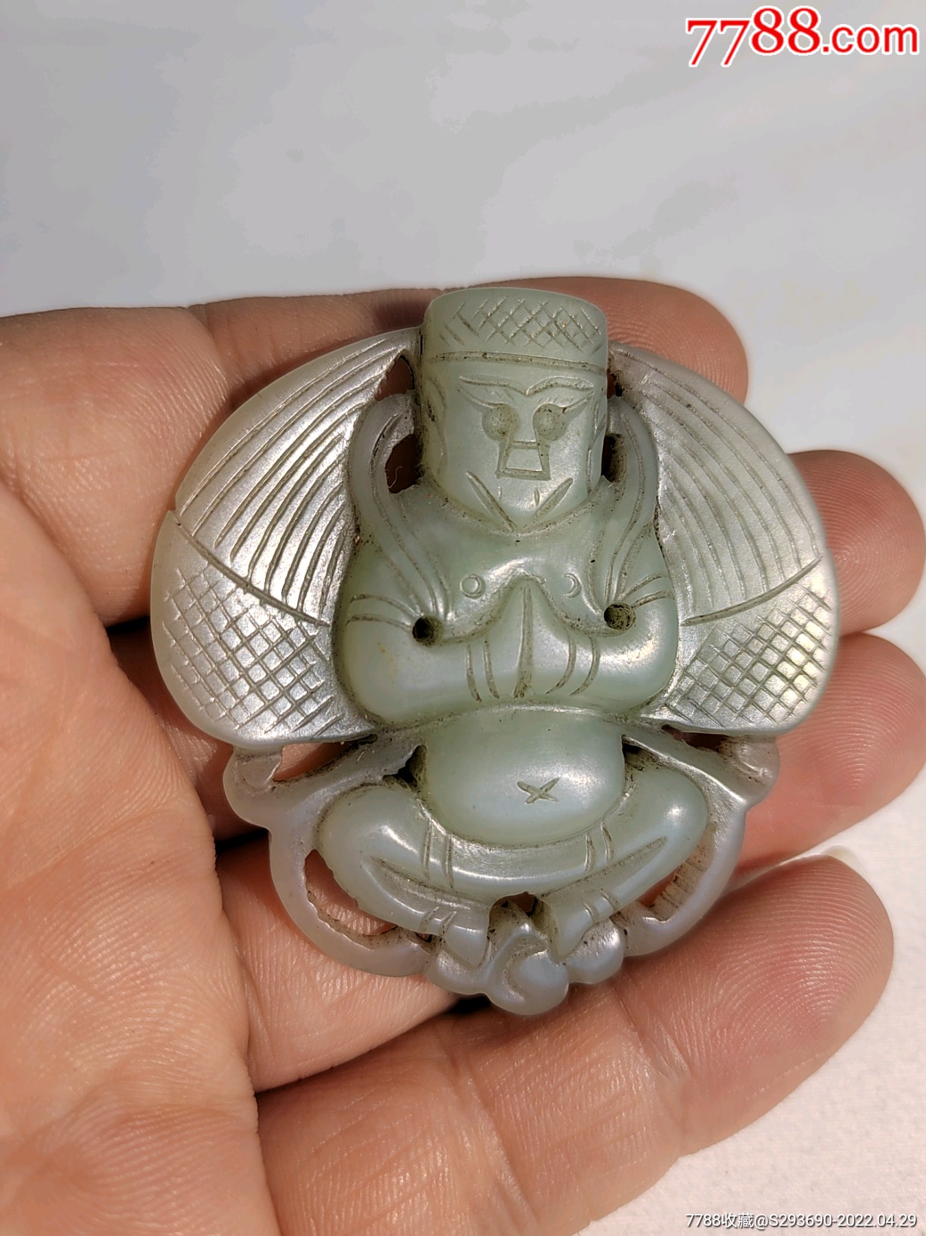 以前收藏的辽金时期大鹏鹰_和田玉_图片鉴别_收藏价值_7788和田玉收藏