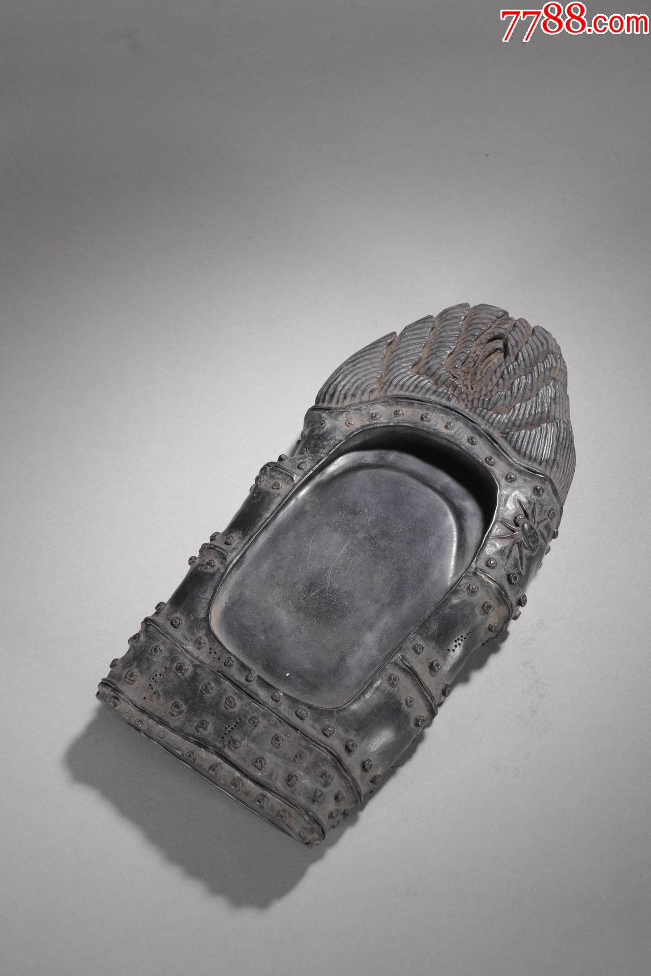 知足常乐端石砚台