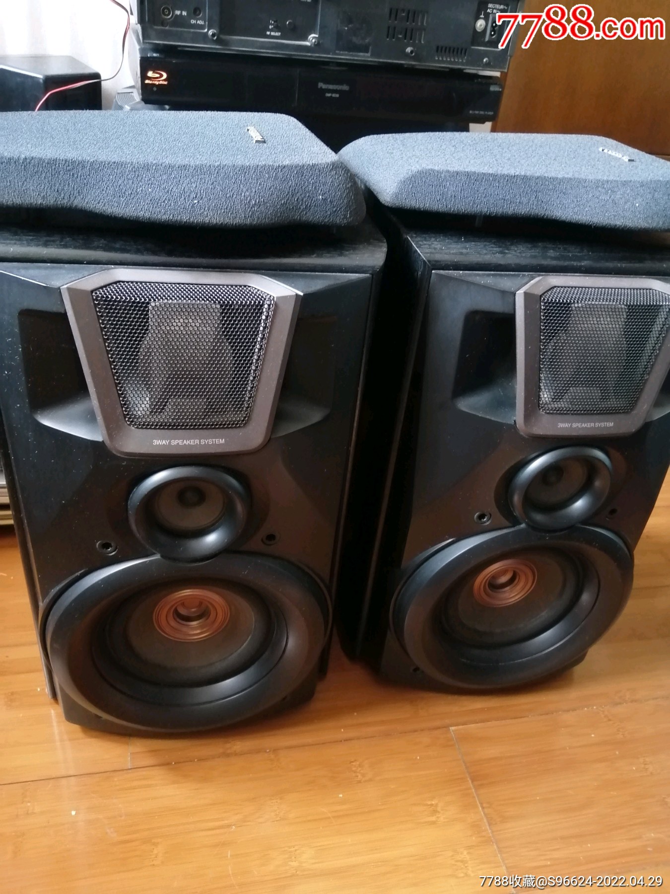 松下958音箱一对,京东快递到付运费-音响/周边-7788旧书网