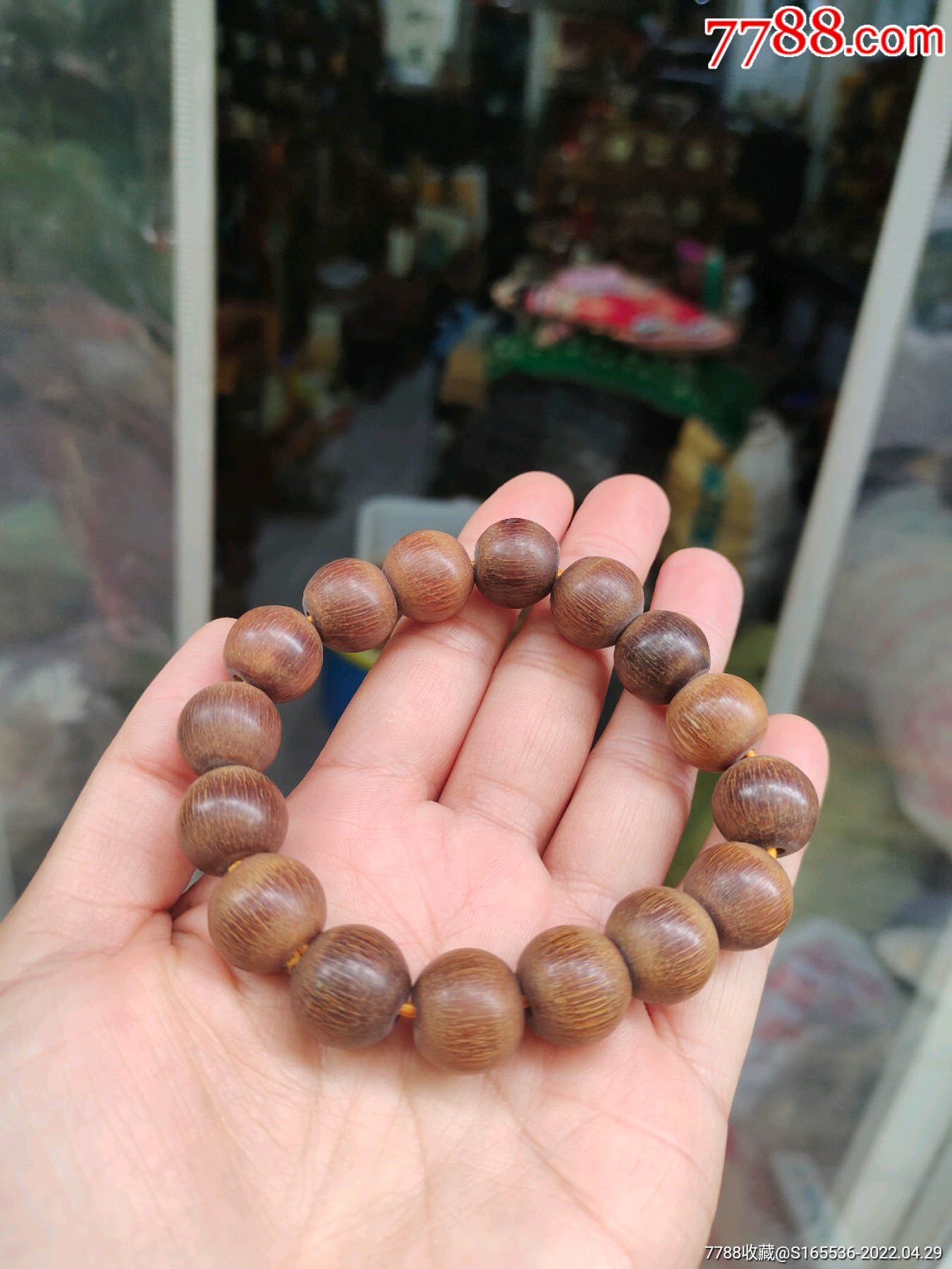 牛角手串14厘米左右130150斤佩戴