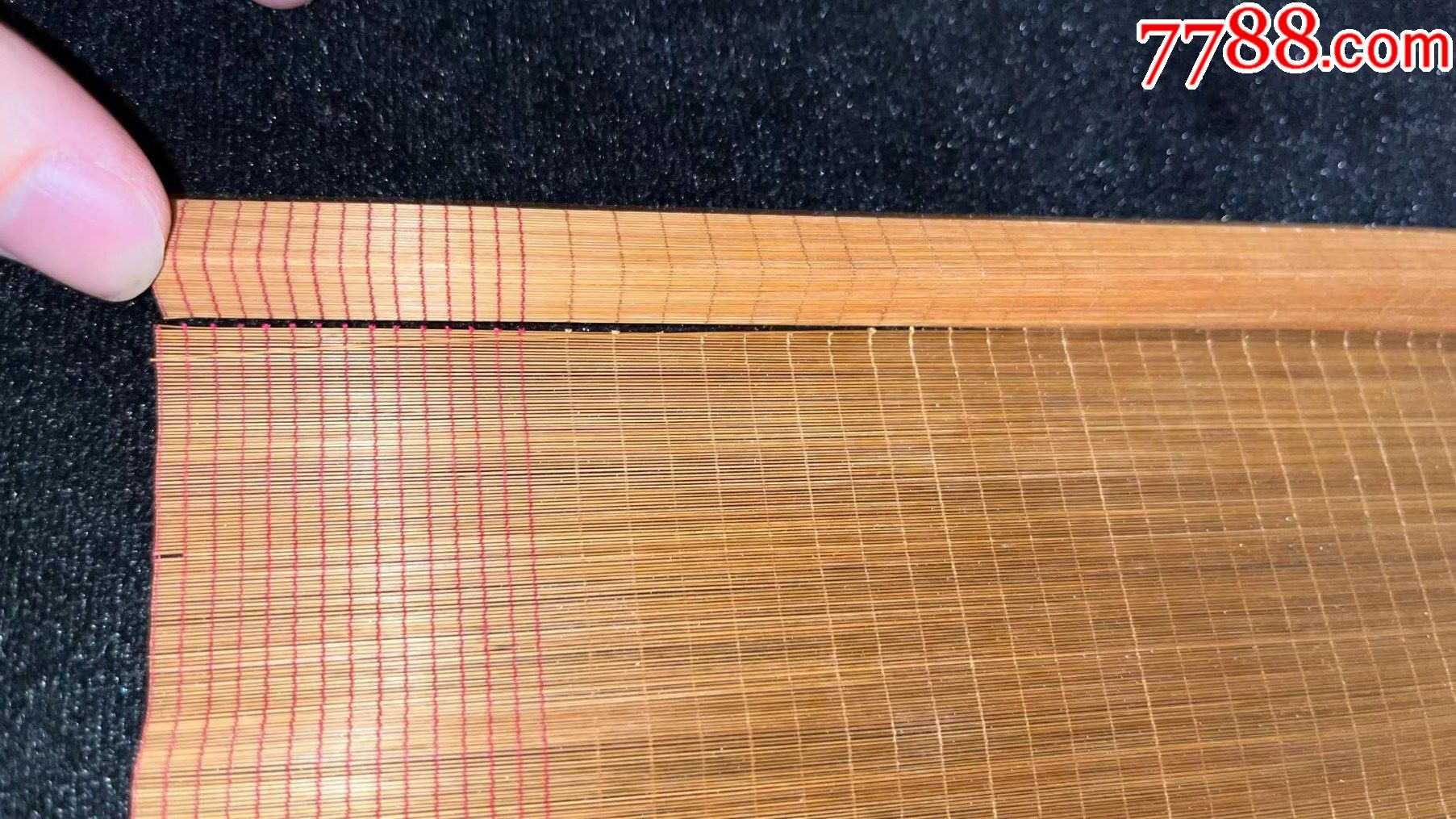 日本回流老字画天津老画家严六符竹丝山水画5106中古老书画书房