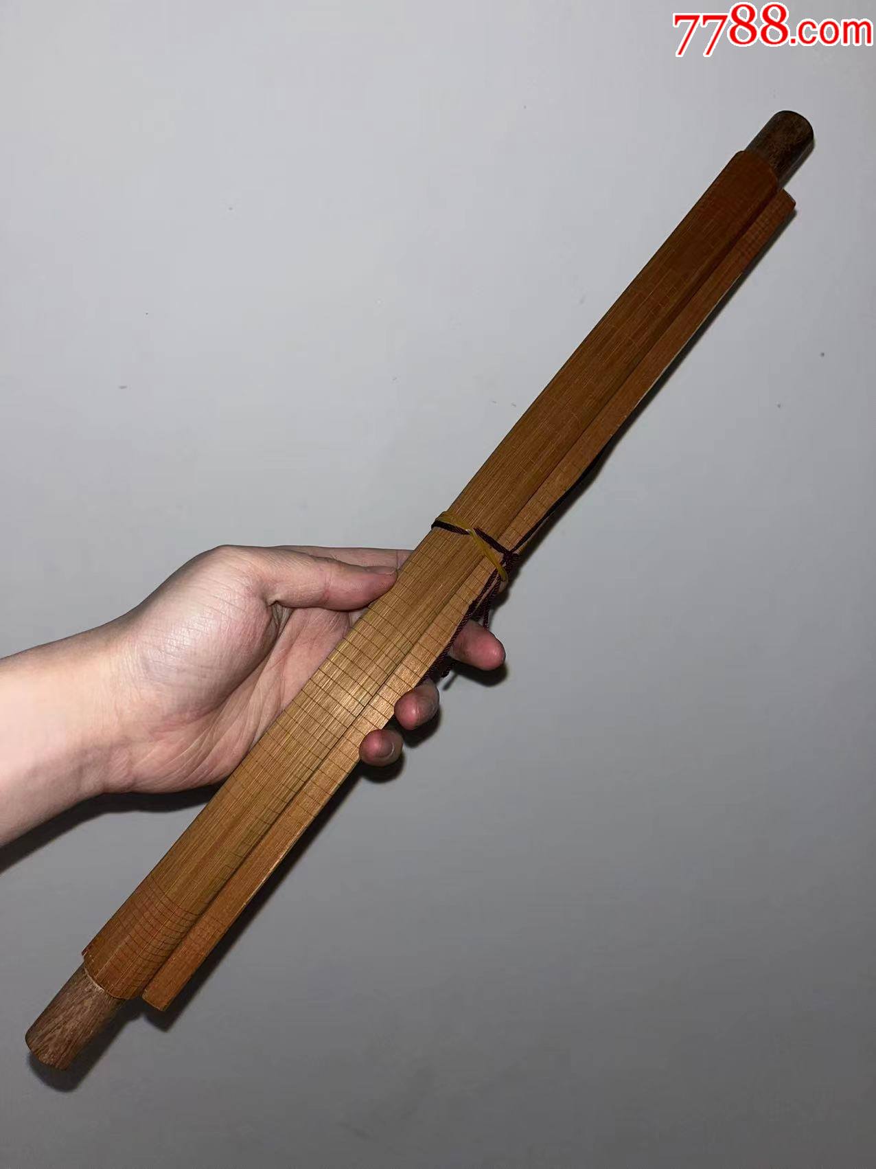 日本回流老字画天津老画家严六符竹丝山水画5106中古老书画书房