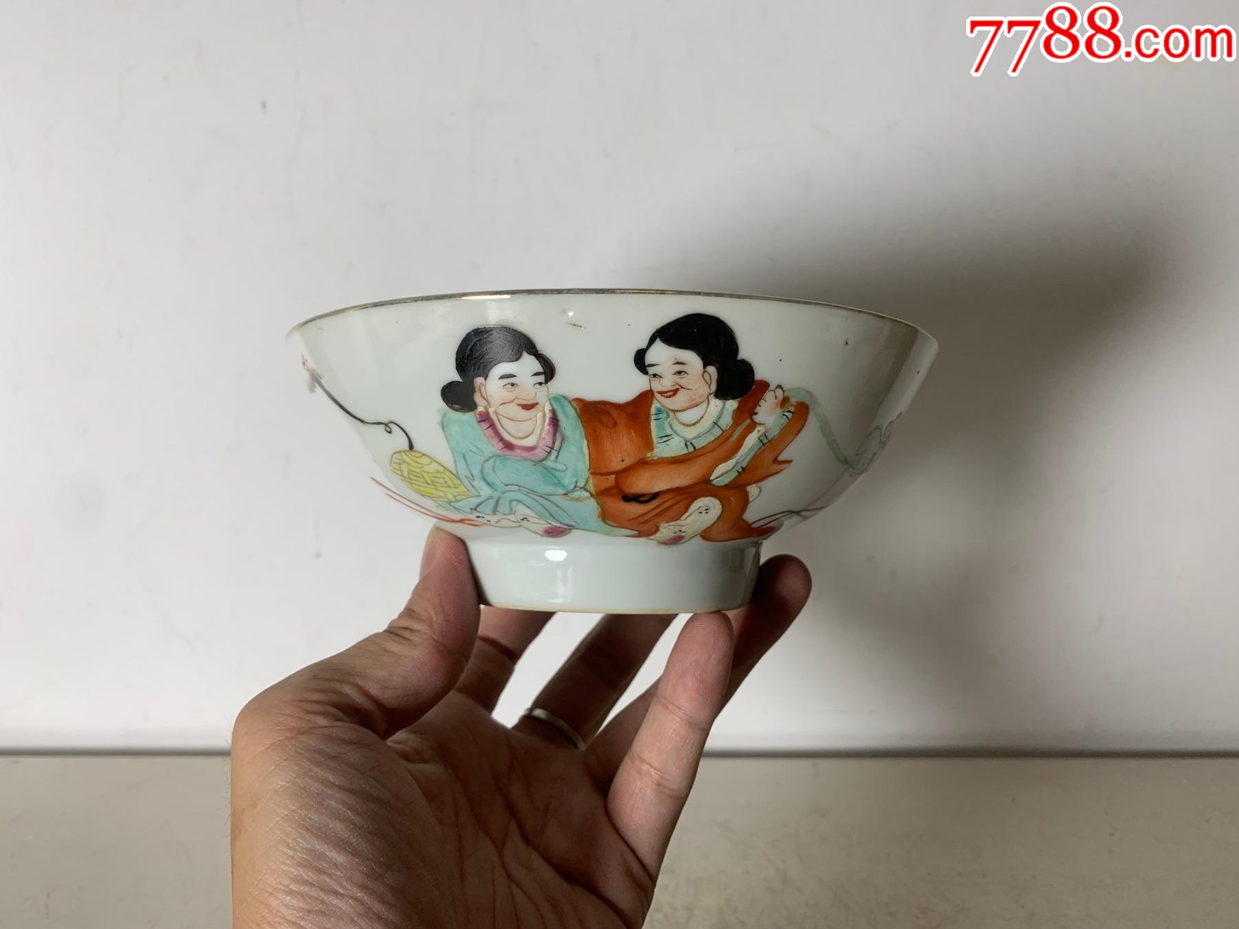 民国粉彩合和二仙碗_价格500元_第1张_7788收藏__收藏热线