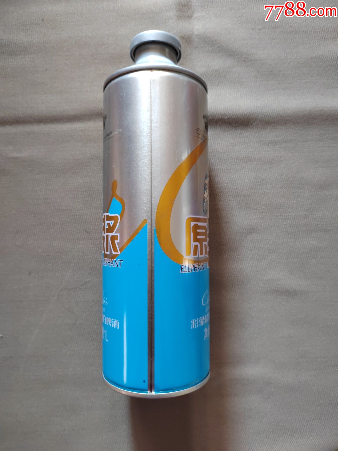 彩象精酿白啤酒铁罐12度1升