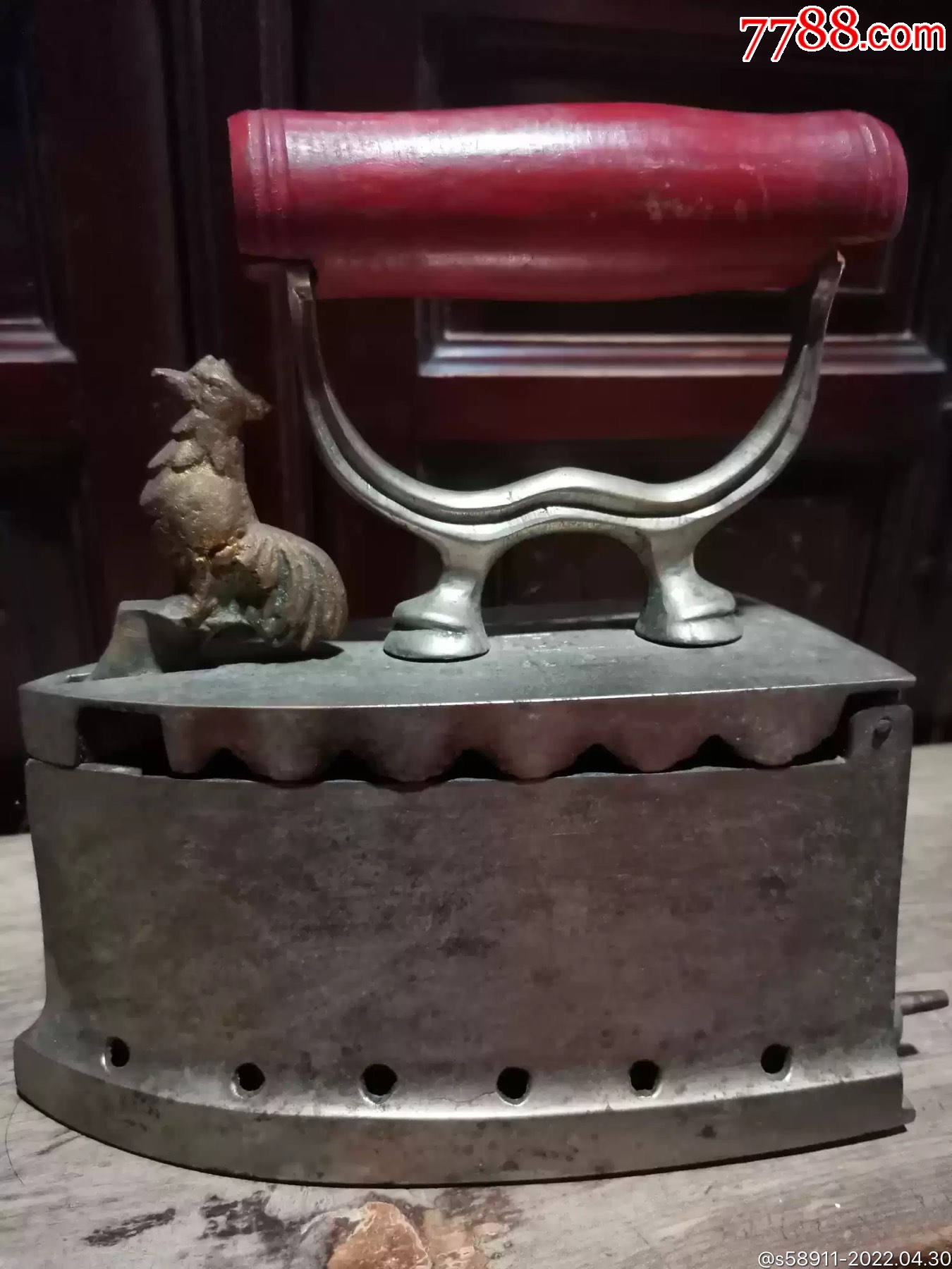 全网唯一带款民国精品铜熨斗烫斗-价格:1200元-se86825822-铜杂件