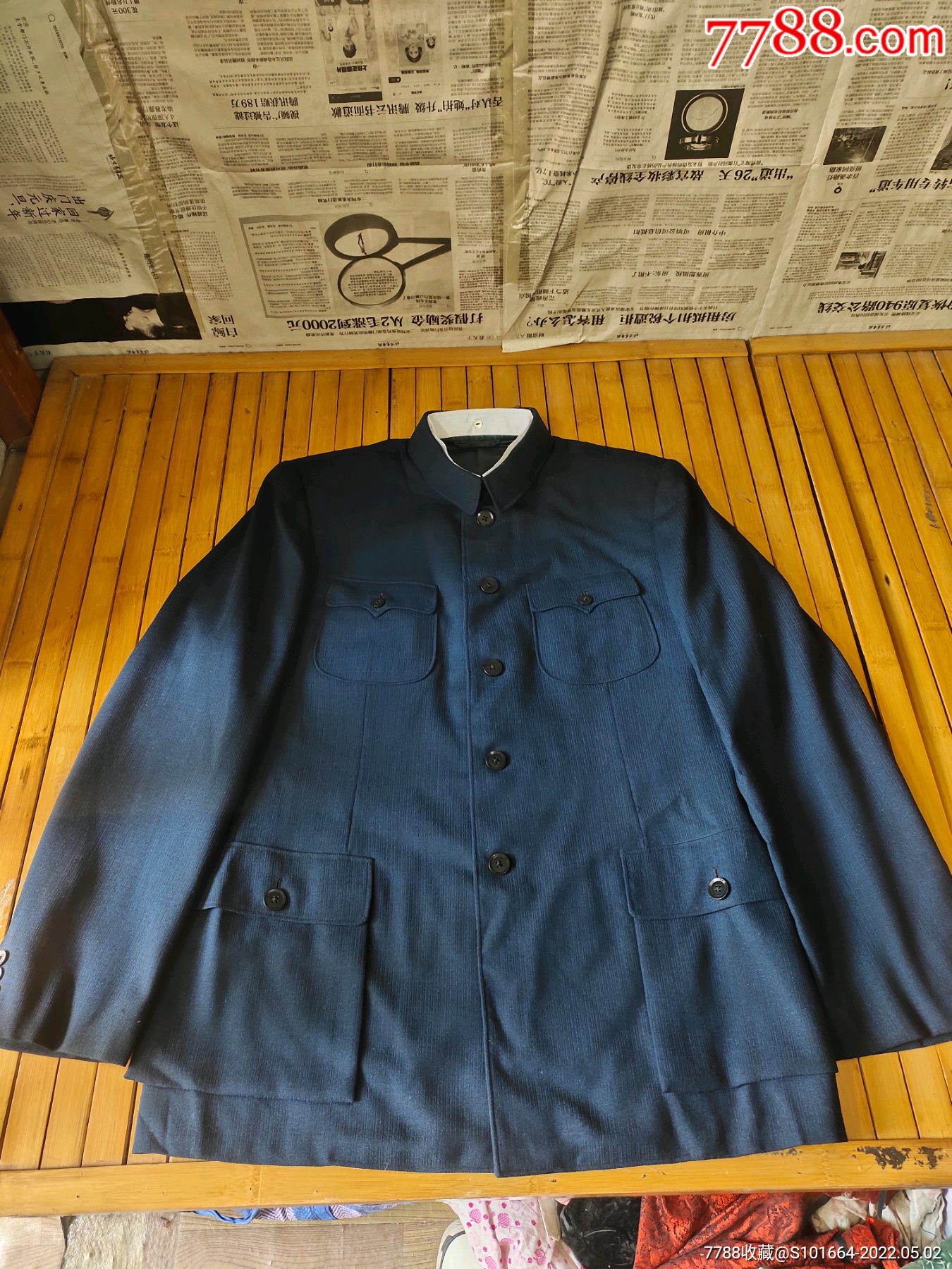 全新红都牌纯毛中山装