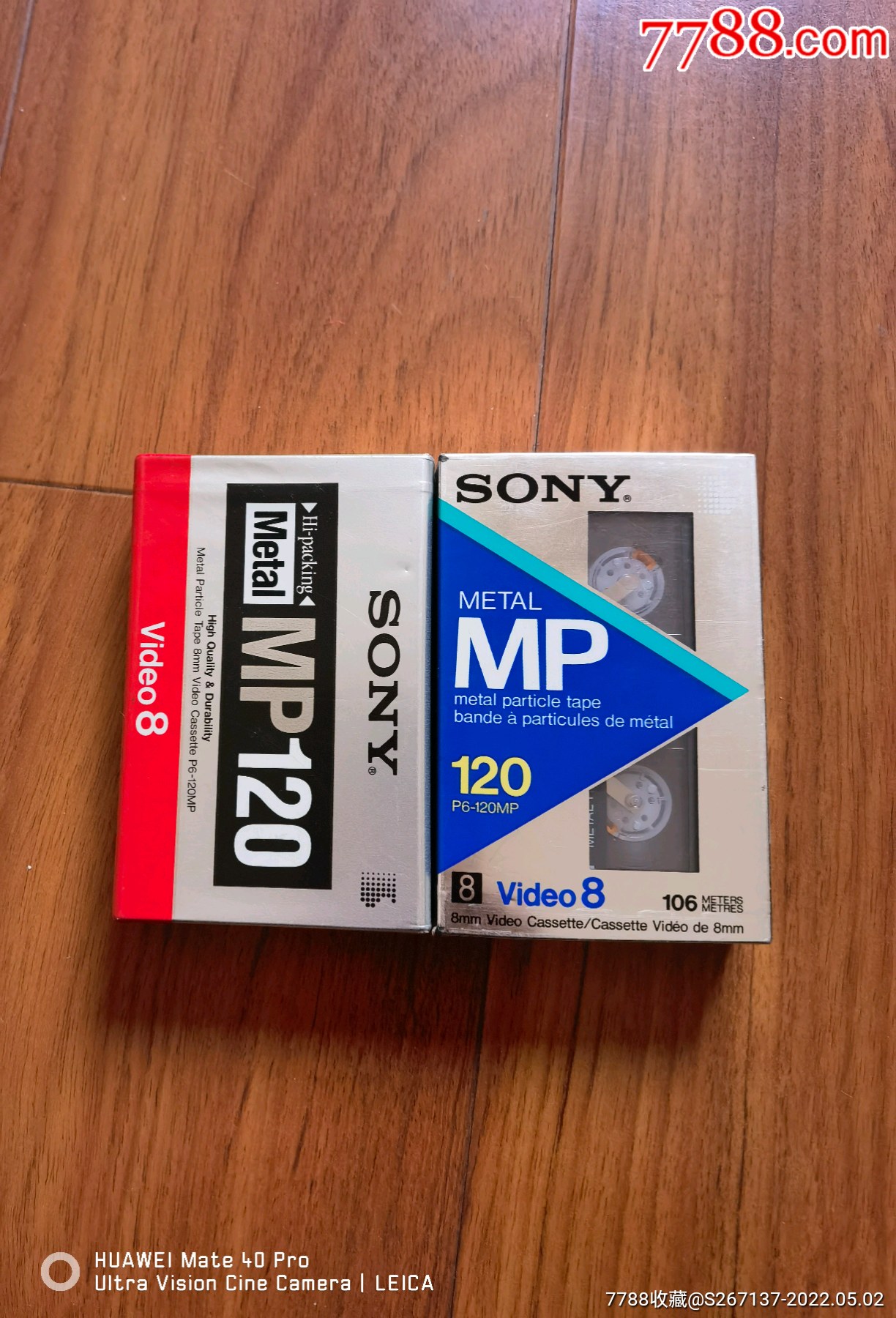 索尼摄像机录像带包装完好两盘一起出