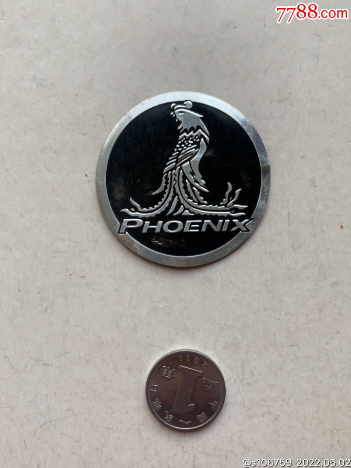 PHOENIX凤凰牌自行车商标·上海-价格:6元-se86855321-自行车/车标牌-零售-7788收藏__收藏热线