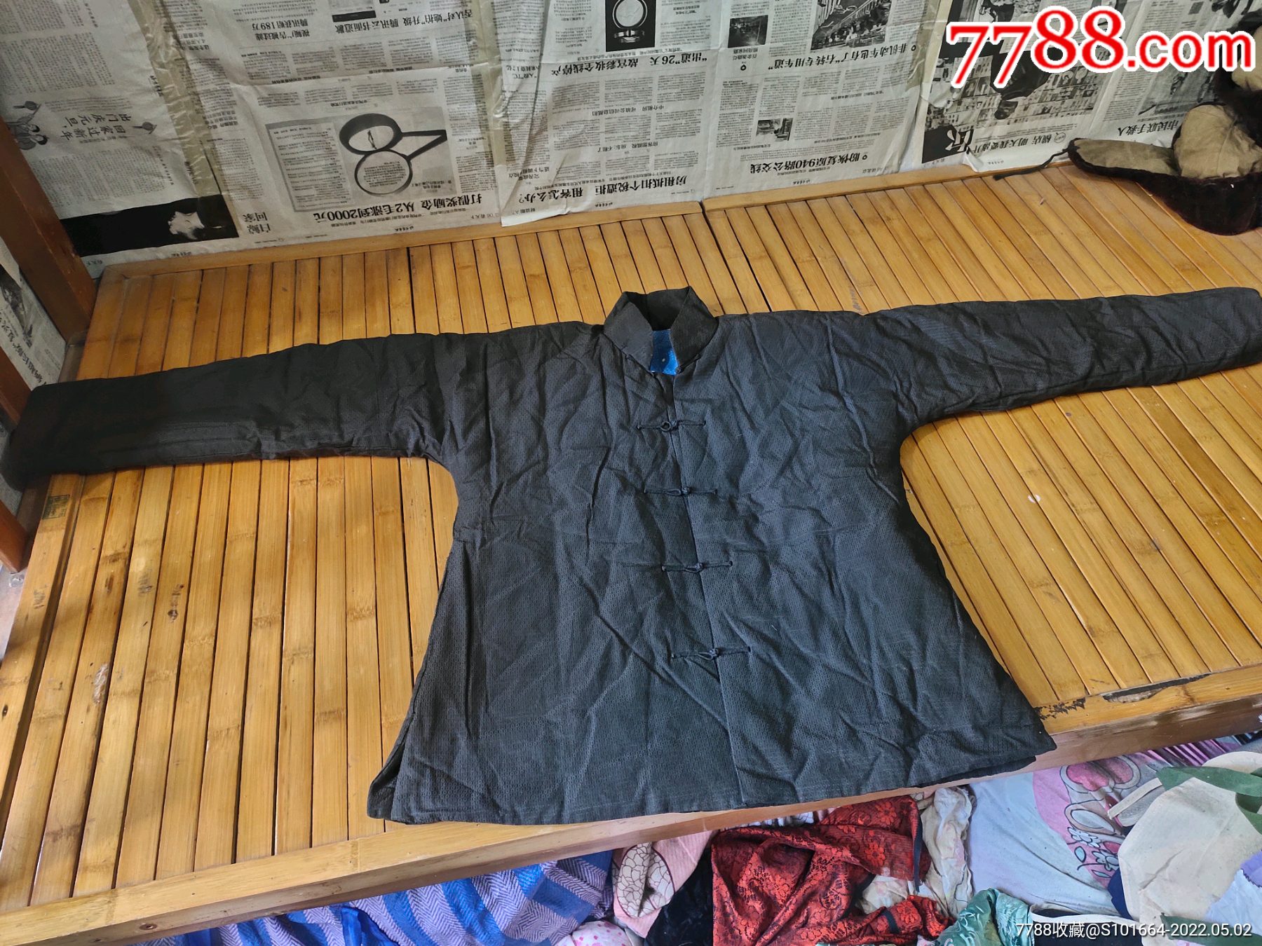 丝绸棉花袄￥509品99老式大襟丝绸棉花袄￥1889品99民国蓝色丝绸