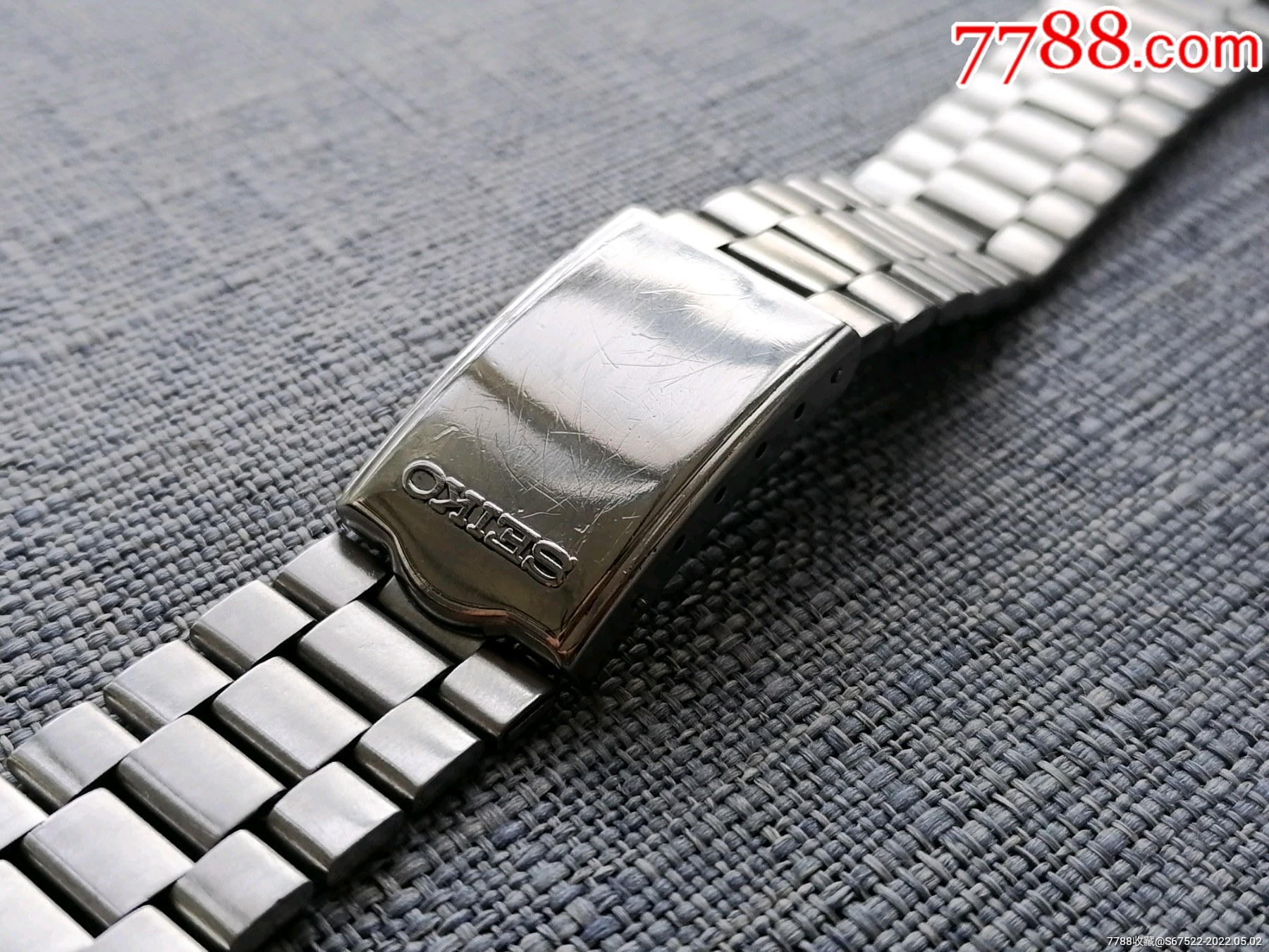 中古日本精工钢表带