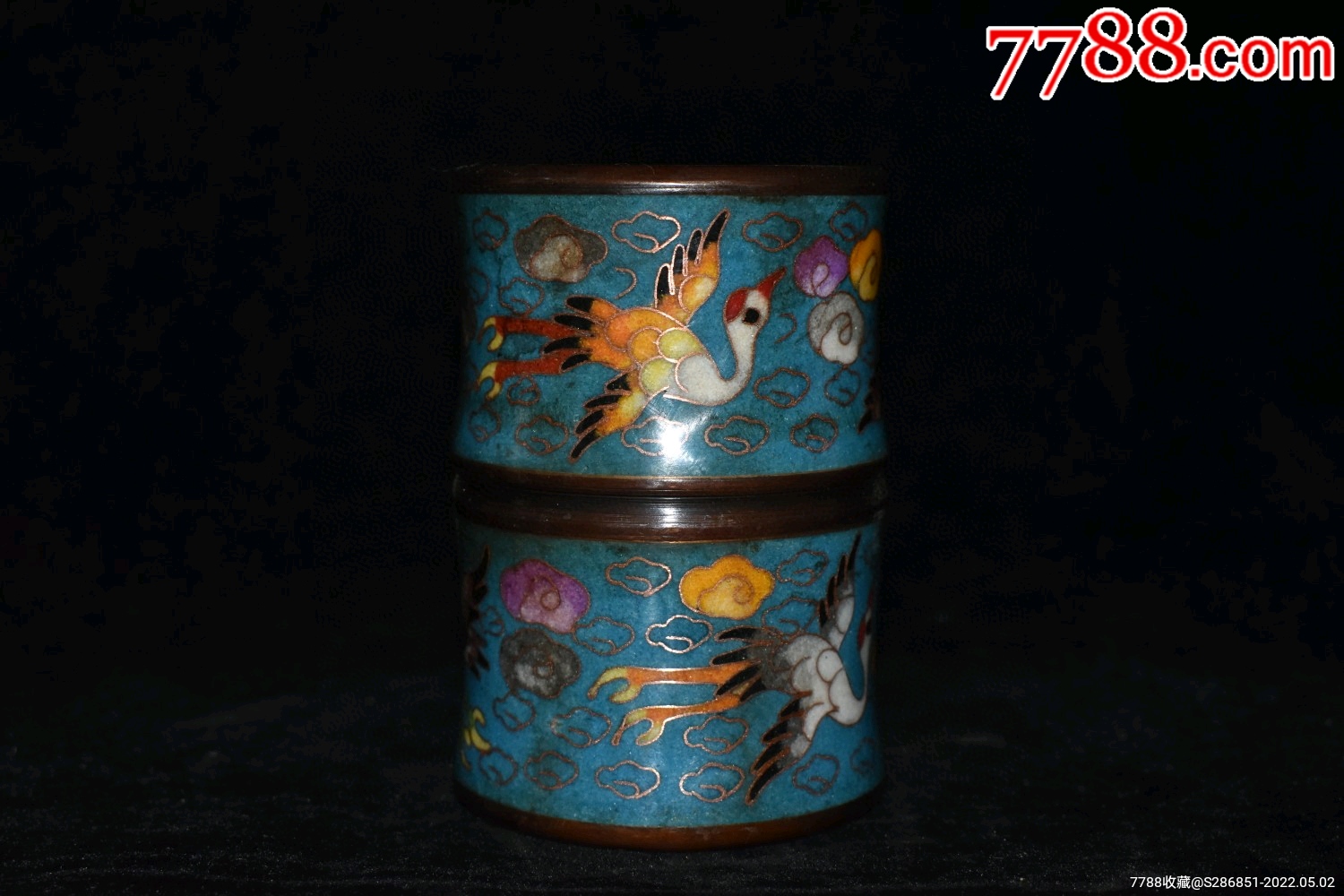 铜景泰蓝笔筒,不议价_价格228元_第1张_7788收藏__收藏热线