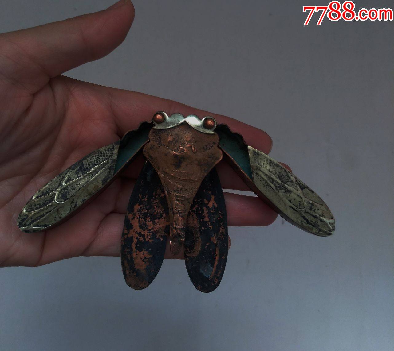 铜蝉一只完好点图可放大