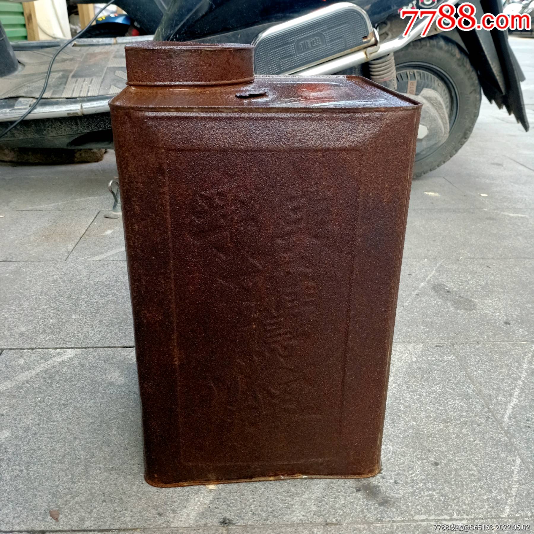 民国美孚鹰牌火油桶