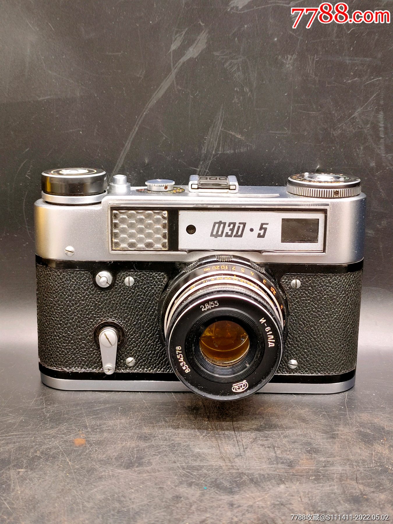 前苏联时期费特中3d5旁轴照相机一部