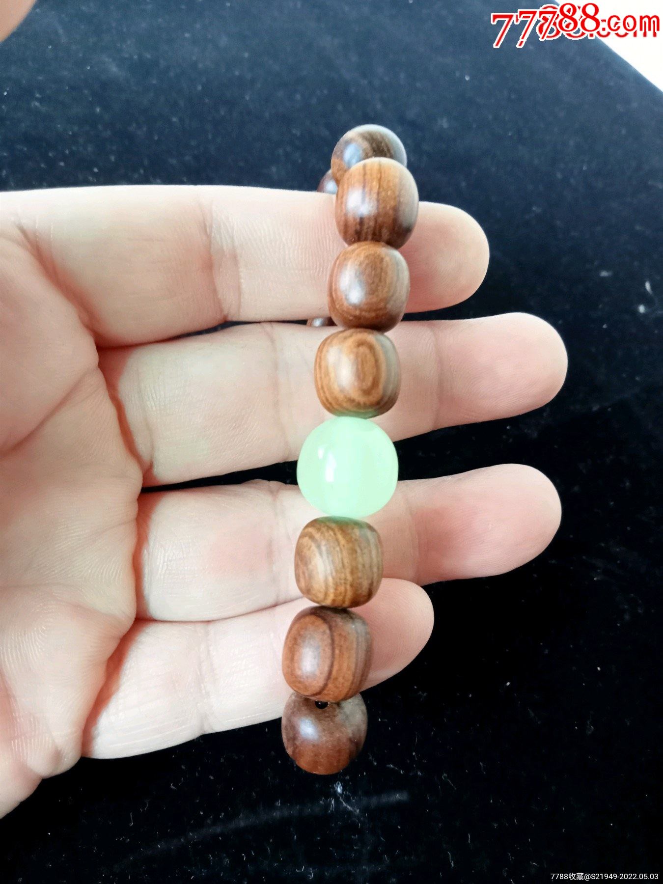 民国早期黄花梨手链一件_小叶紫檀手串_第4张_7788期刊网