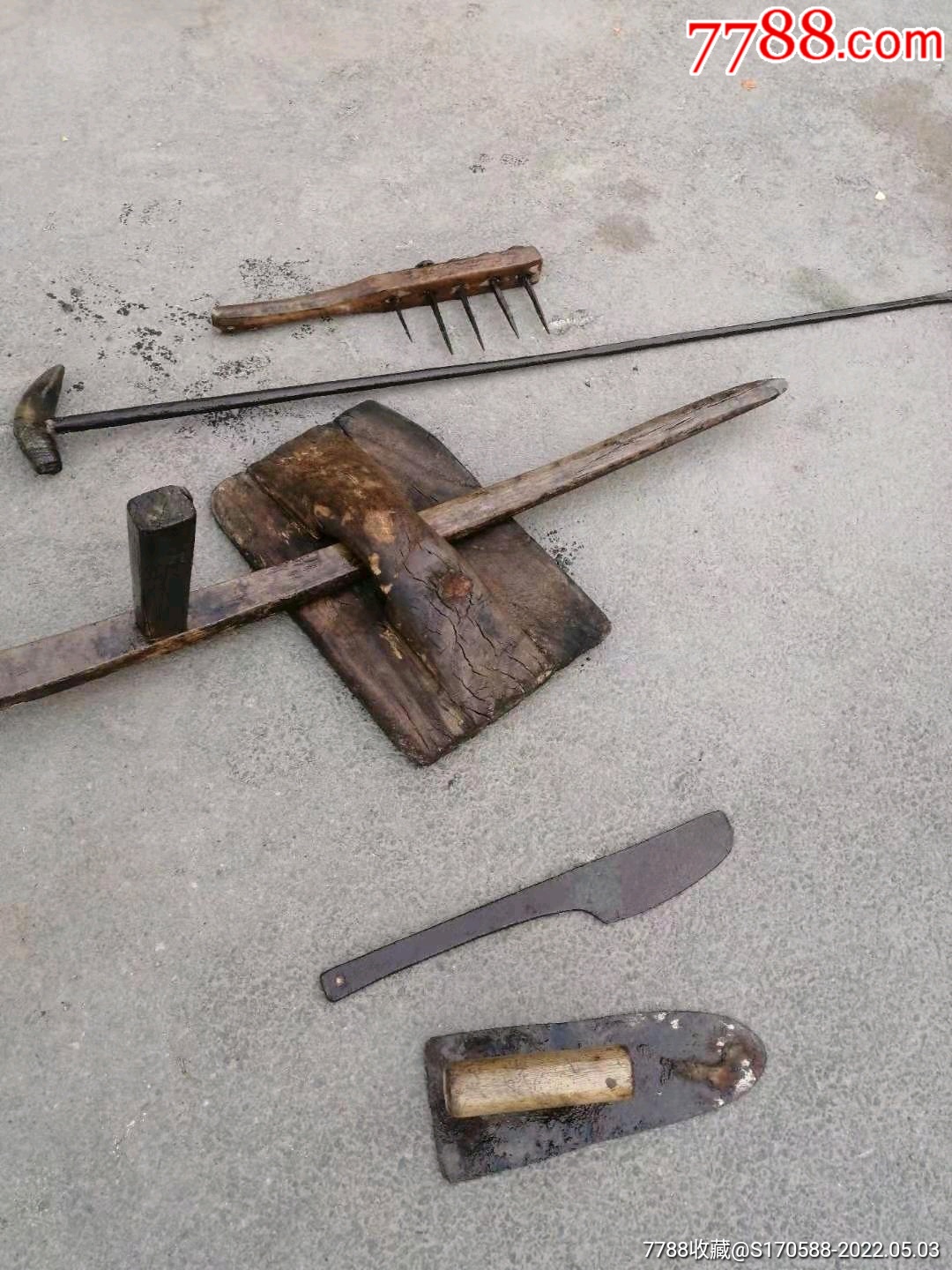 过去盖房子用的工具一套