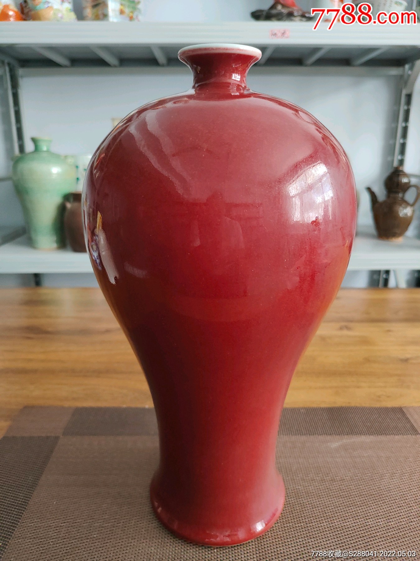 民国祭红釉瓷器特征图片