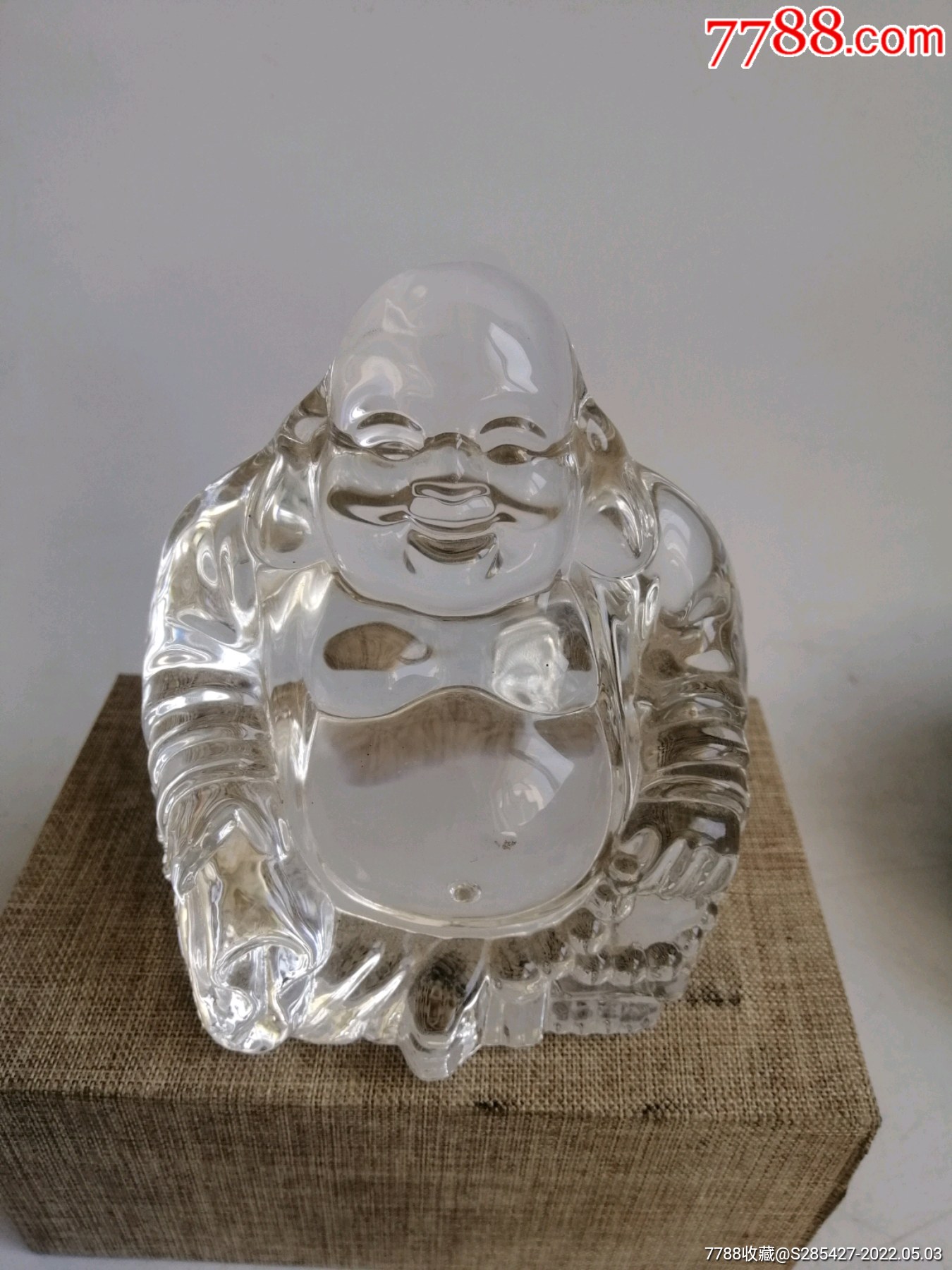 水晶佛高8厘米-价格:150元-se86870562-佛像/造像-零售-7788琉璃收藏