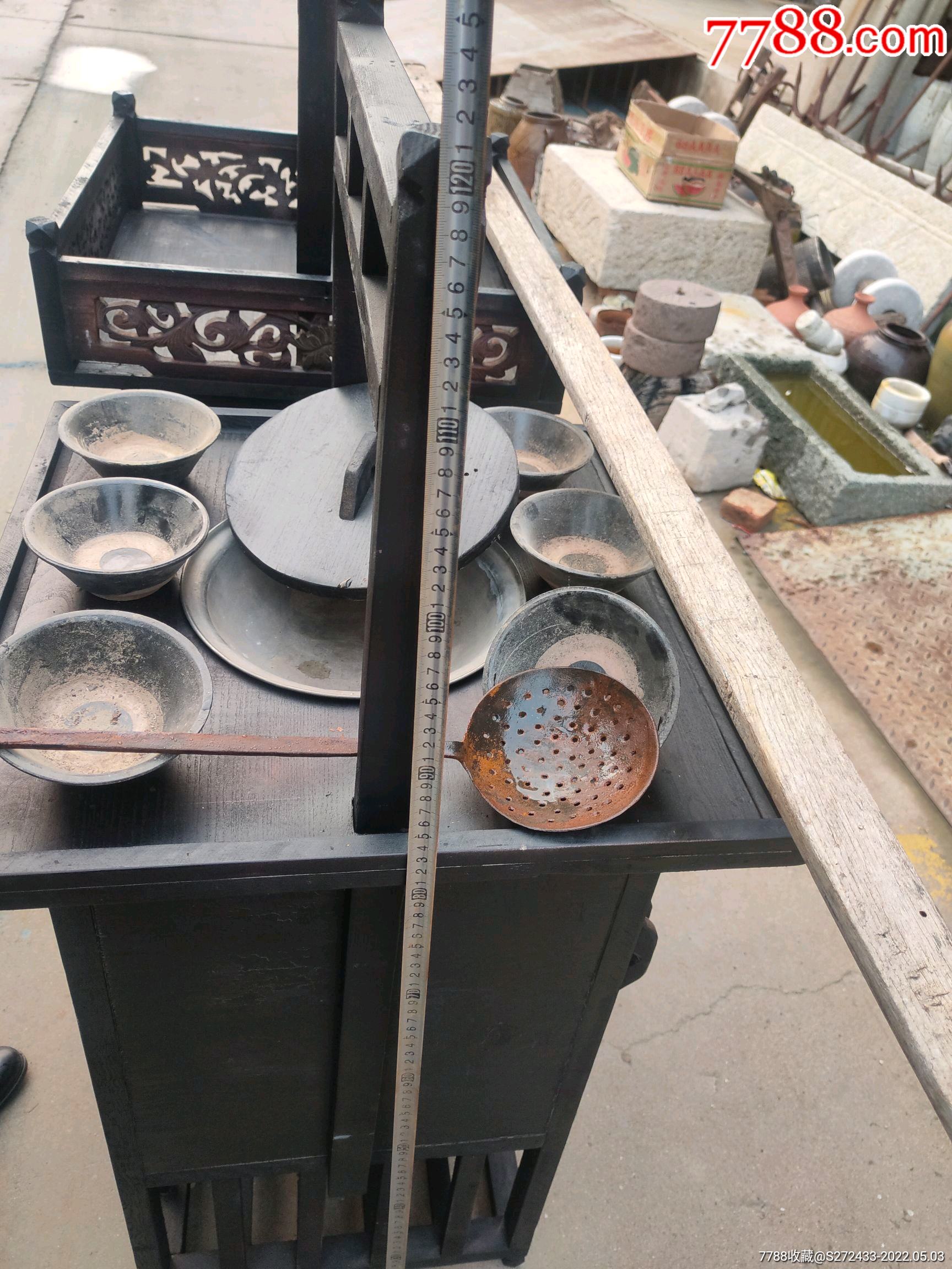 卖馄饨挑子一套品相一流收藏展览上品强强强