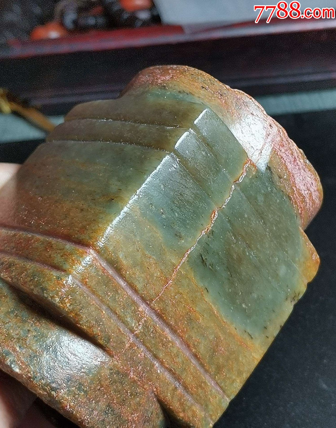 5222甘肃齐家文化美沁玉琮礼器