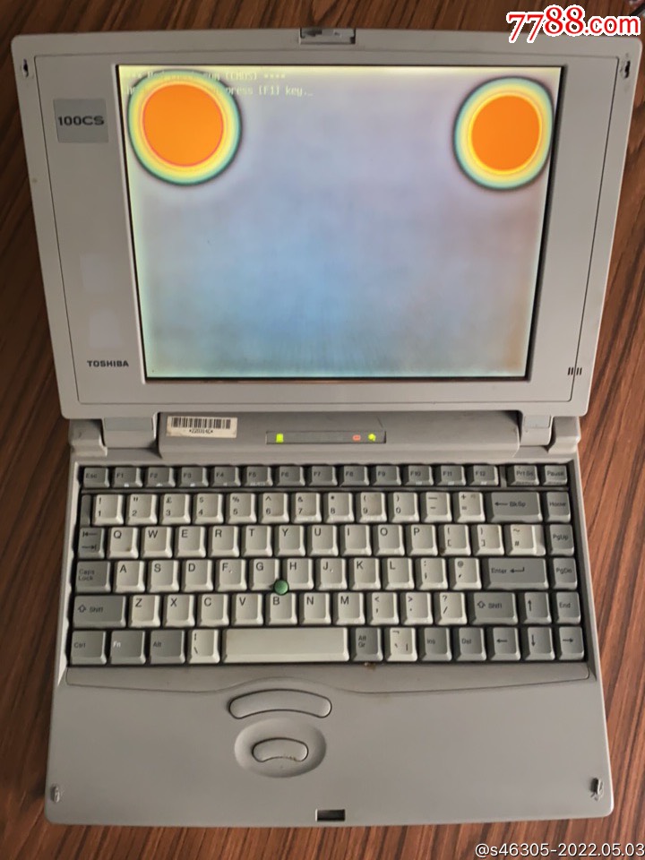 怀旧老电脑笔记本电脑东芝100cs配件机请看描述