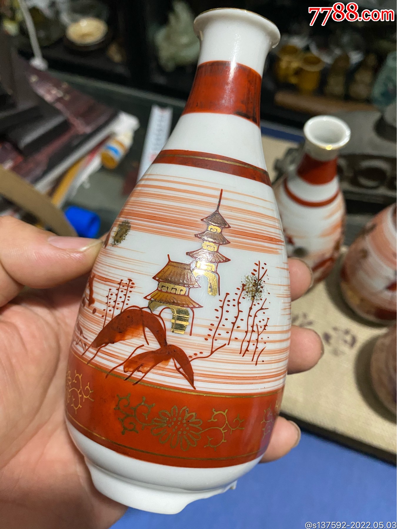 五个民国时期日本九古酒壶五个合售