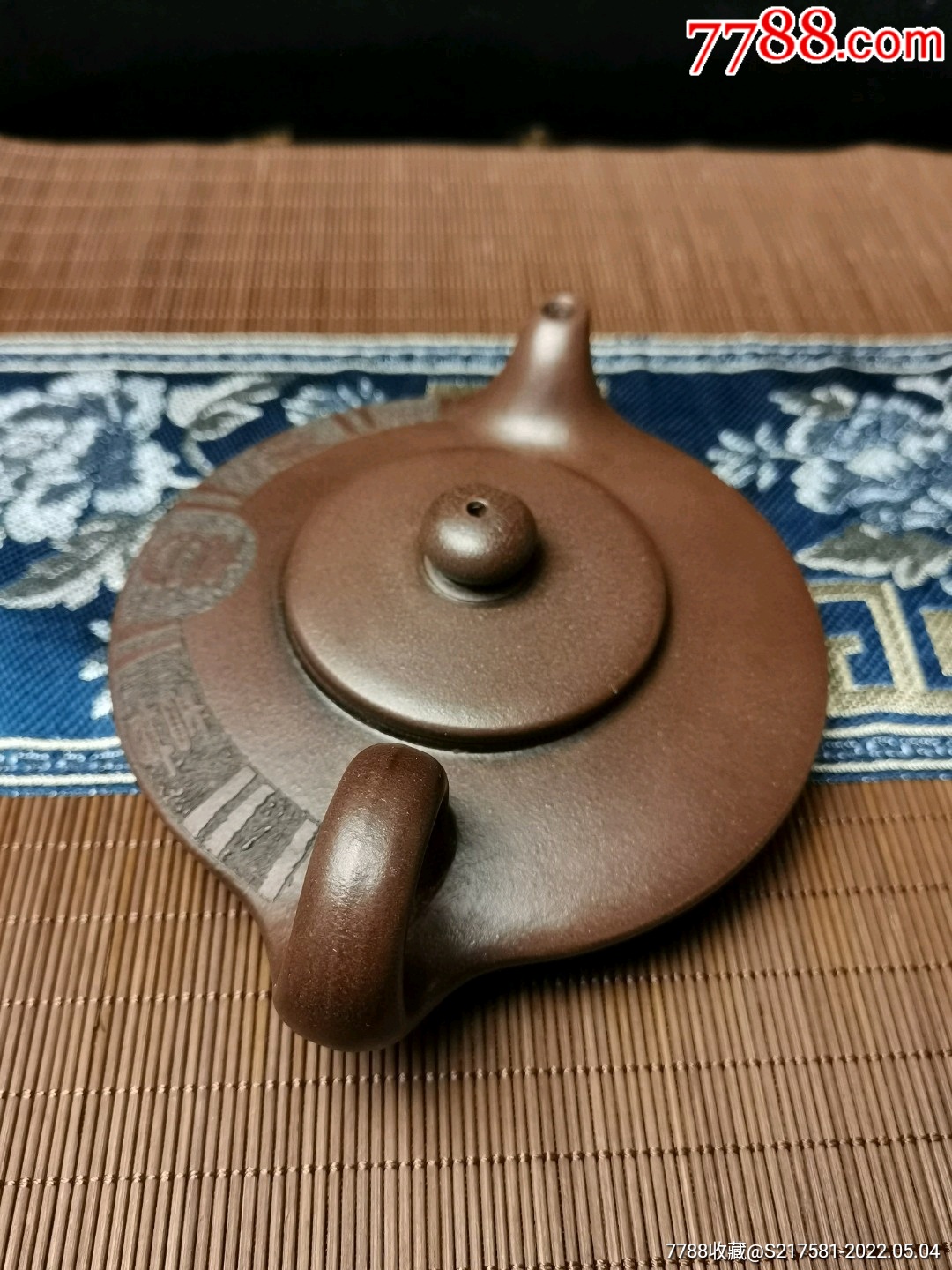 精品紫砂壶水扁壶型原矿砂料器型规整品相完好