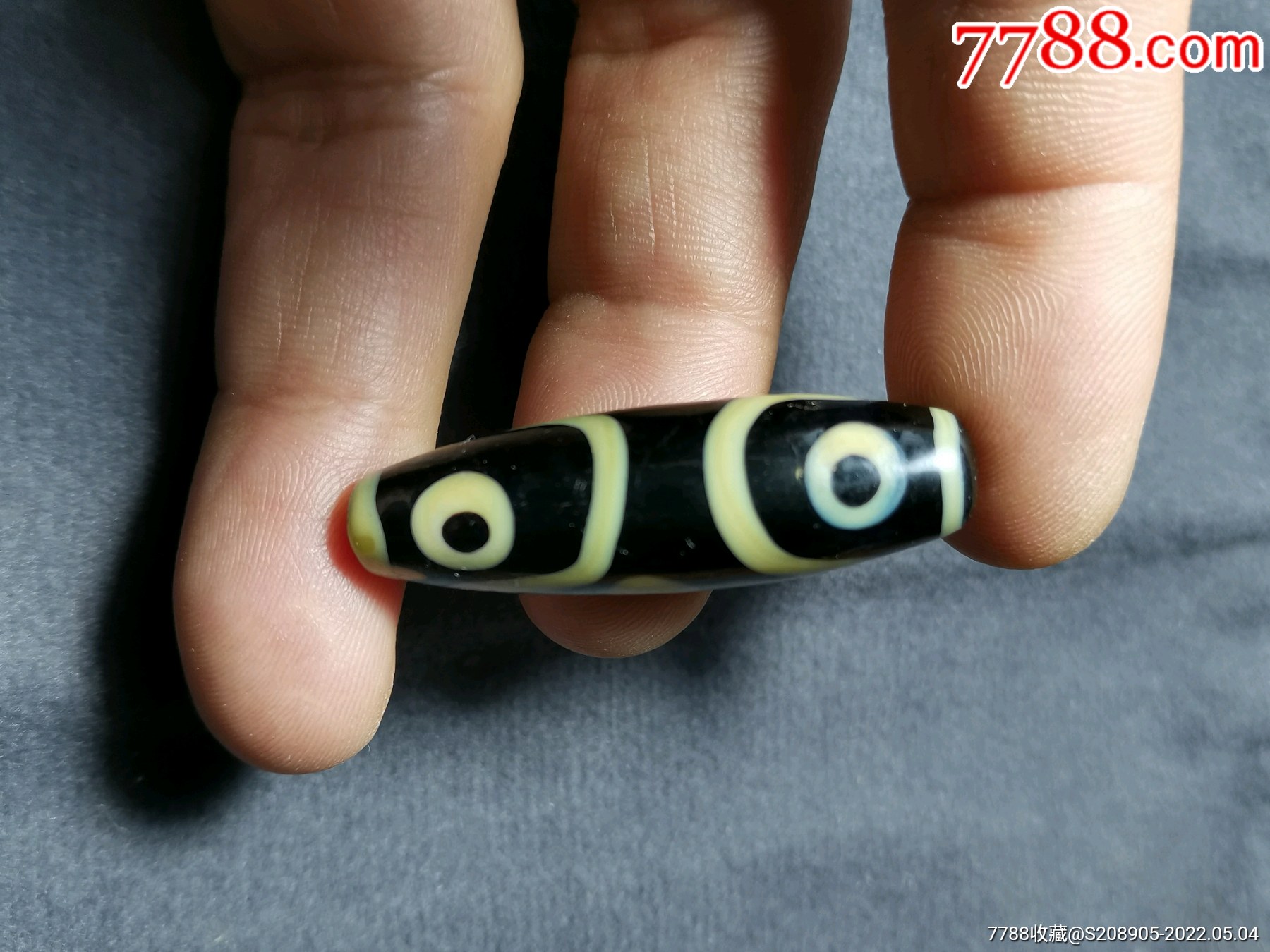 藏区老琉璃天珠-价格:666元-se86886794-天珠-零售-7788茶具