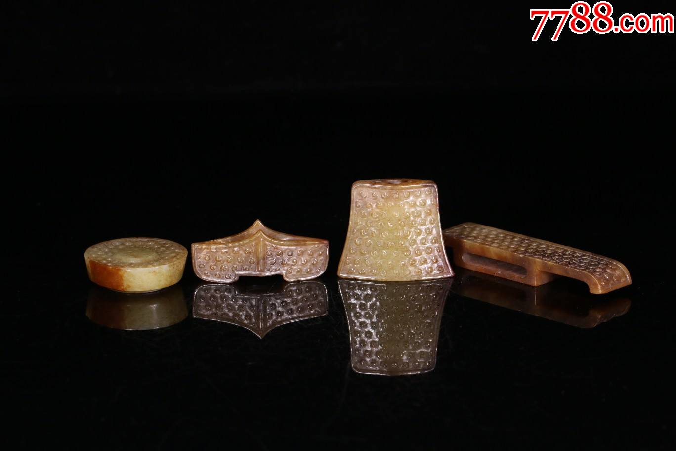 旧藏汉式高古玉和田玉剑饰