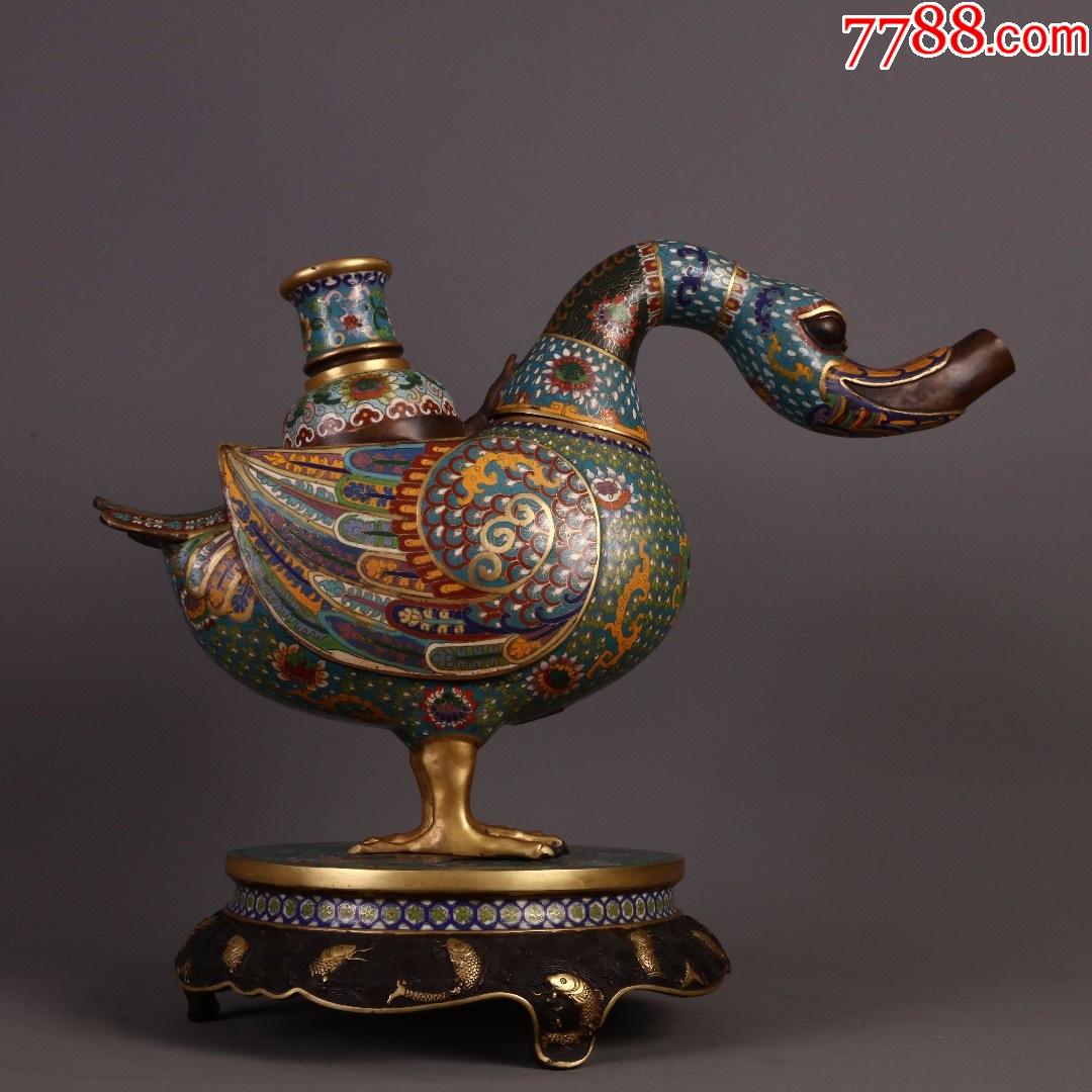 10千克简介:景泰蓝摆件,           