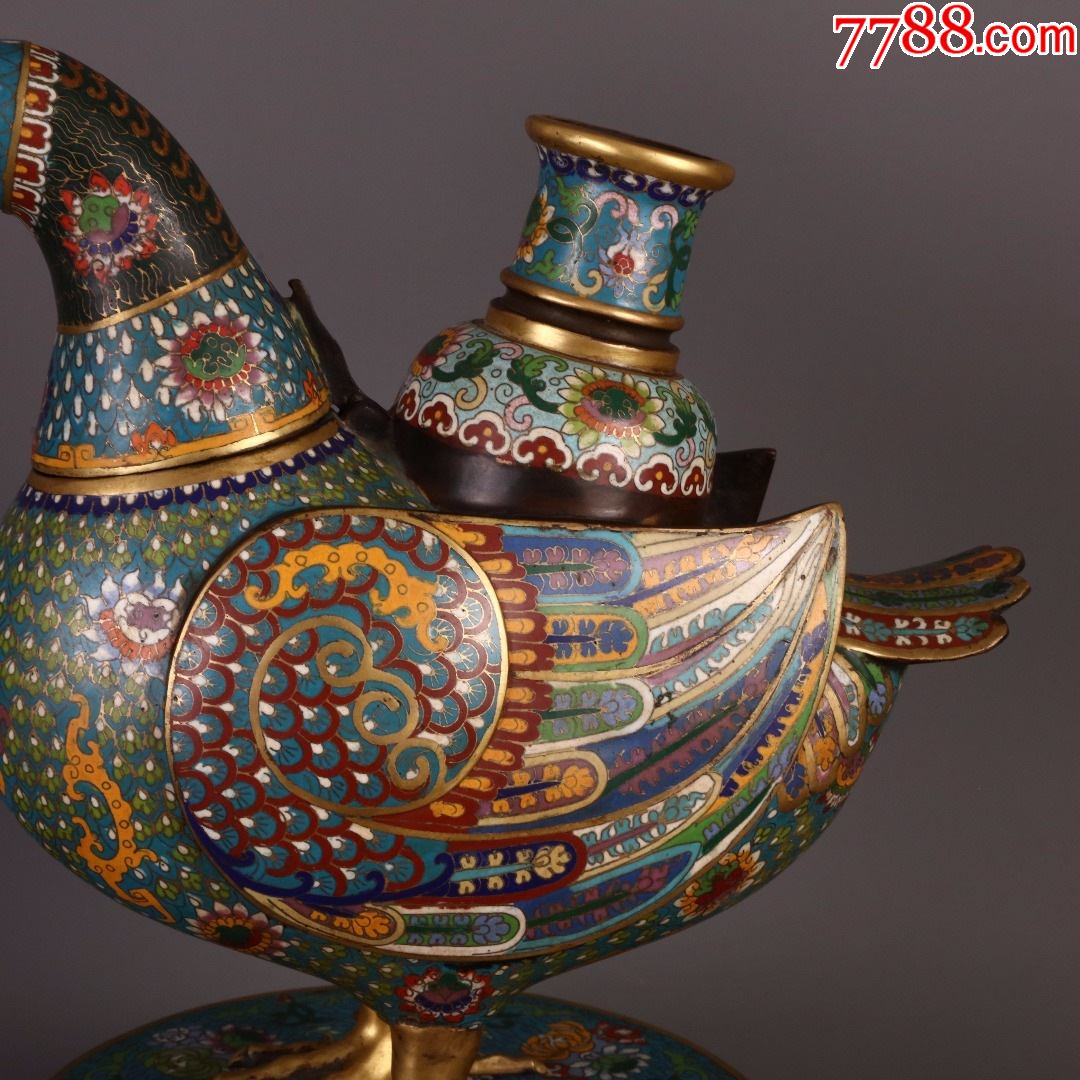 10千克简介:景泰蓝摆件,           