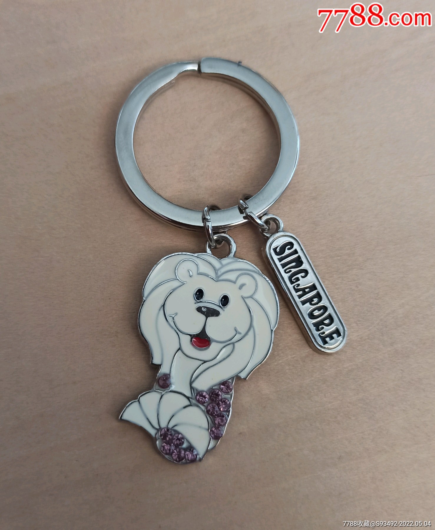 新加坡鱼尾狮图案钥匙扣02