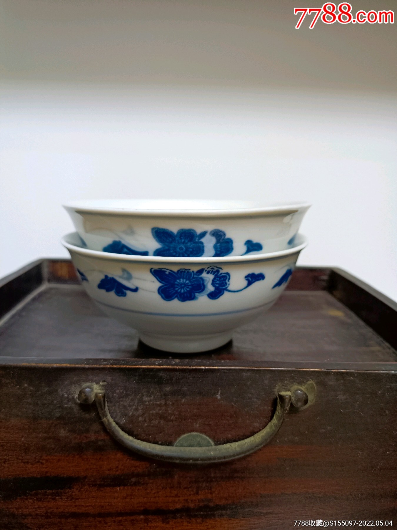 湖南石湾小碗一对