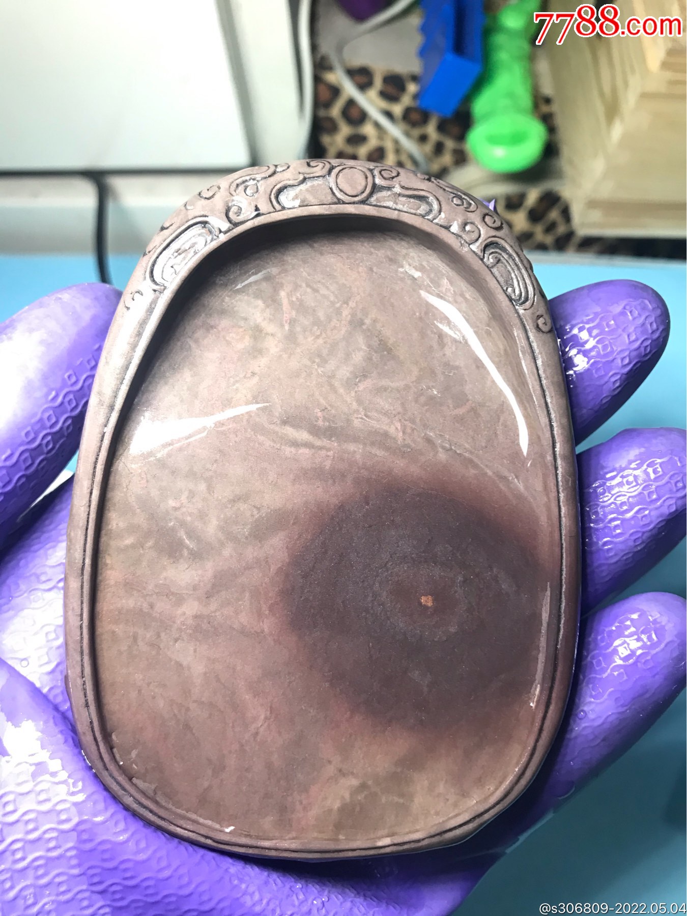 北岭宋坑龙纹小楷砚-价格:150元-se86899886-端砚-零售-7788老酒收藏