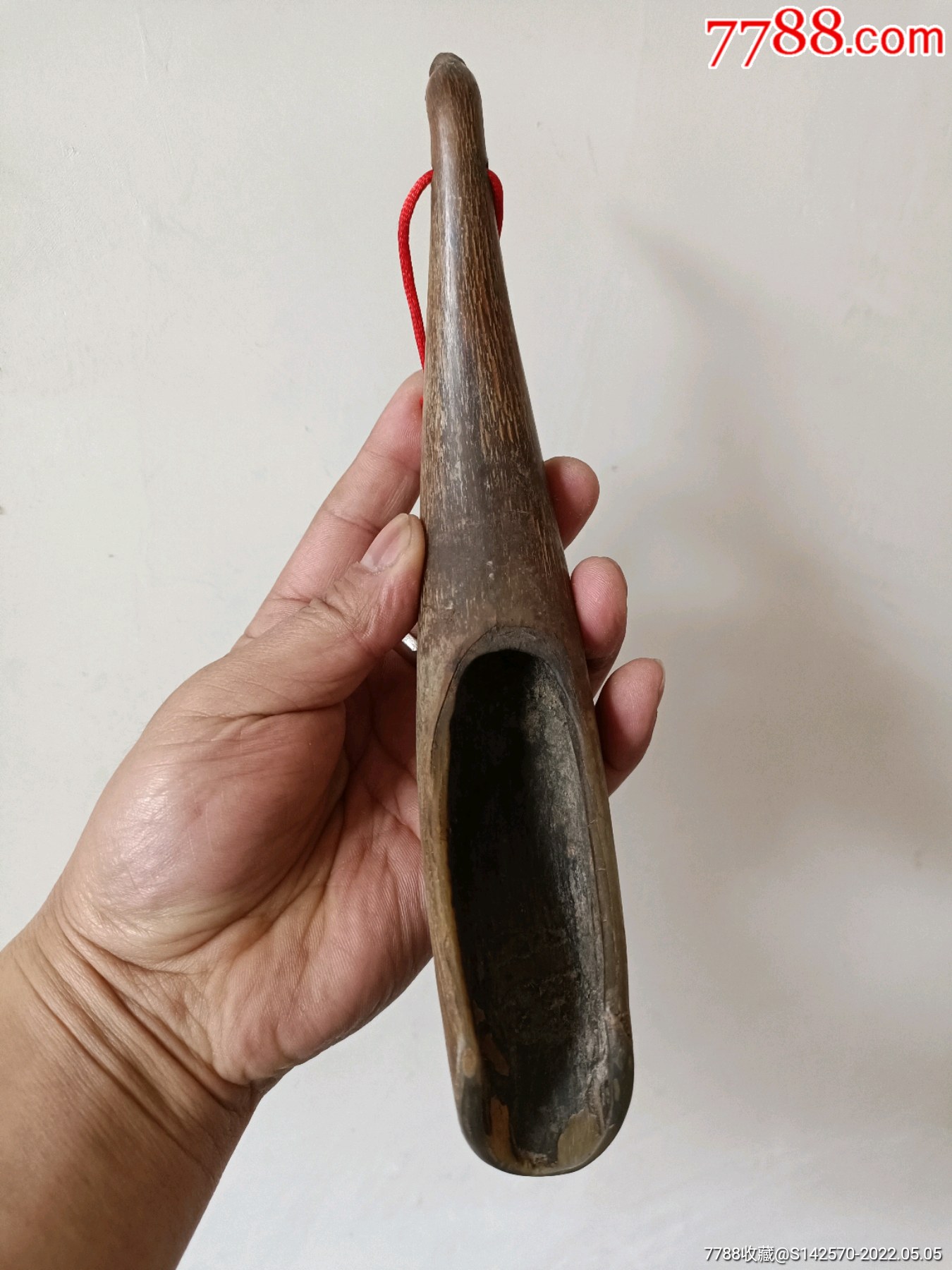 清代牛角中医中药房专用工具完整保老保真