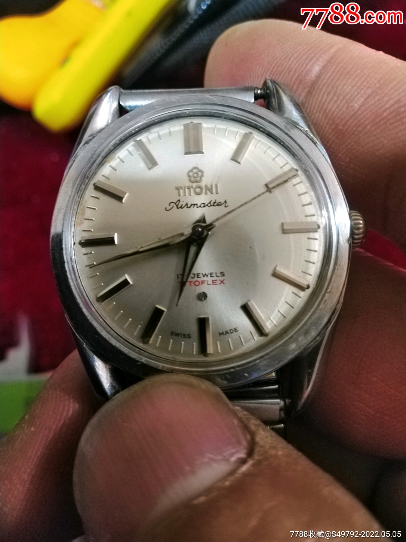 瑞士梅花手卷手表