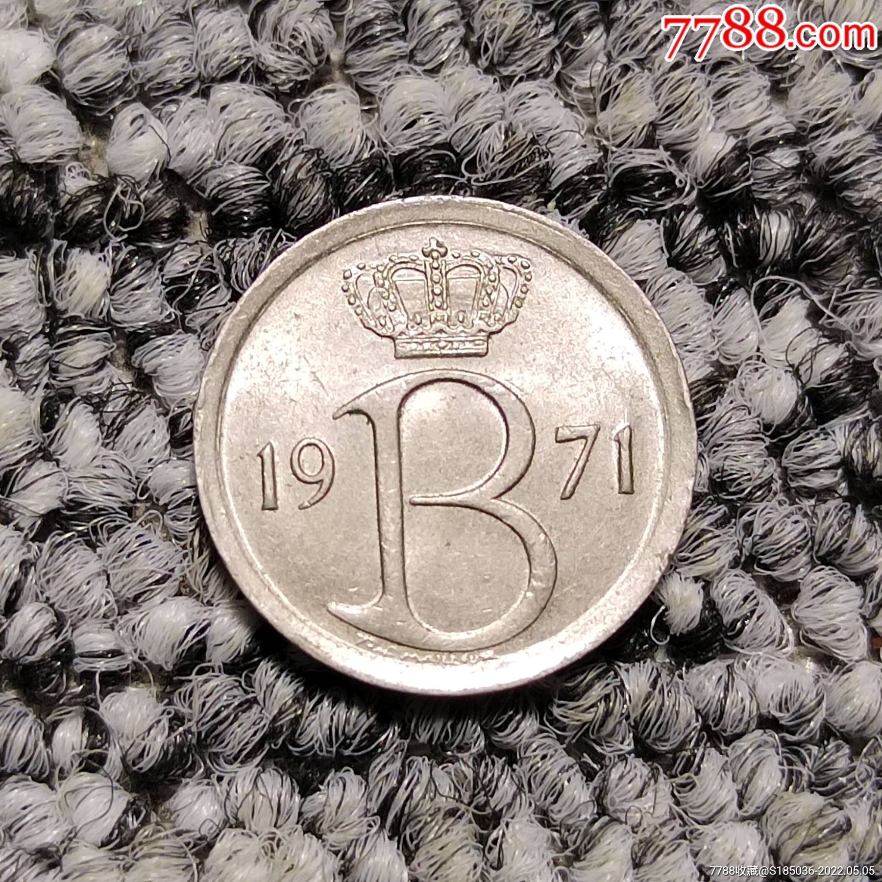 1971年比利时25分硬币-价格:3元-se86911167-外国钱币-零售-7788古币