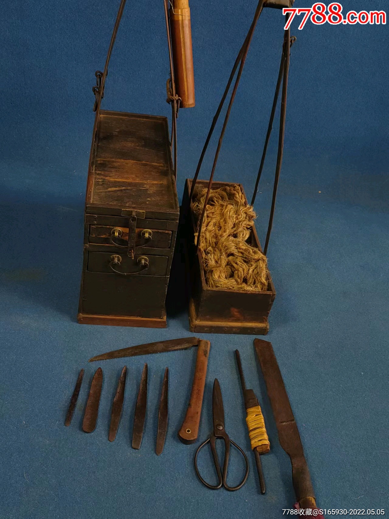 民俗精品篾匠工具一套全品包老