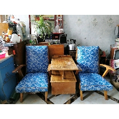 八十年代经典沙发,靠背椅,实木老沙发