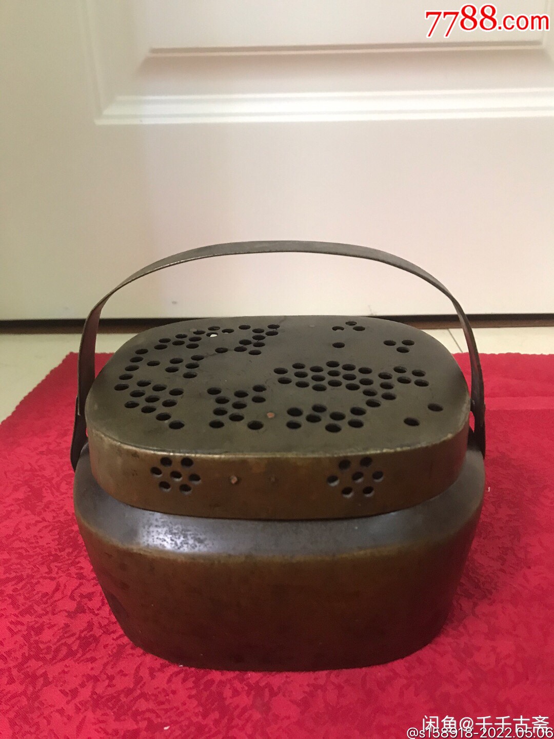 晚清民国铜暖炉