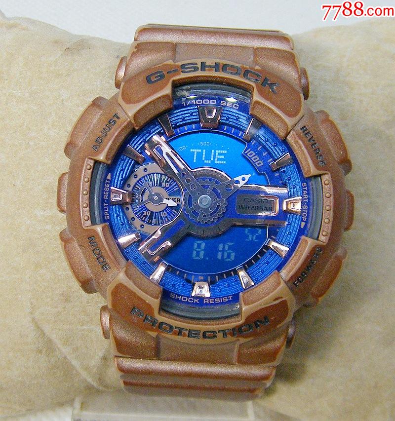 casio卡西欧gshockgmas110gd时尚运动石英手表