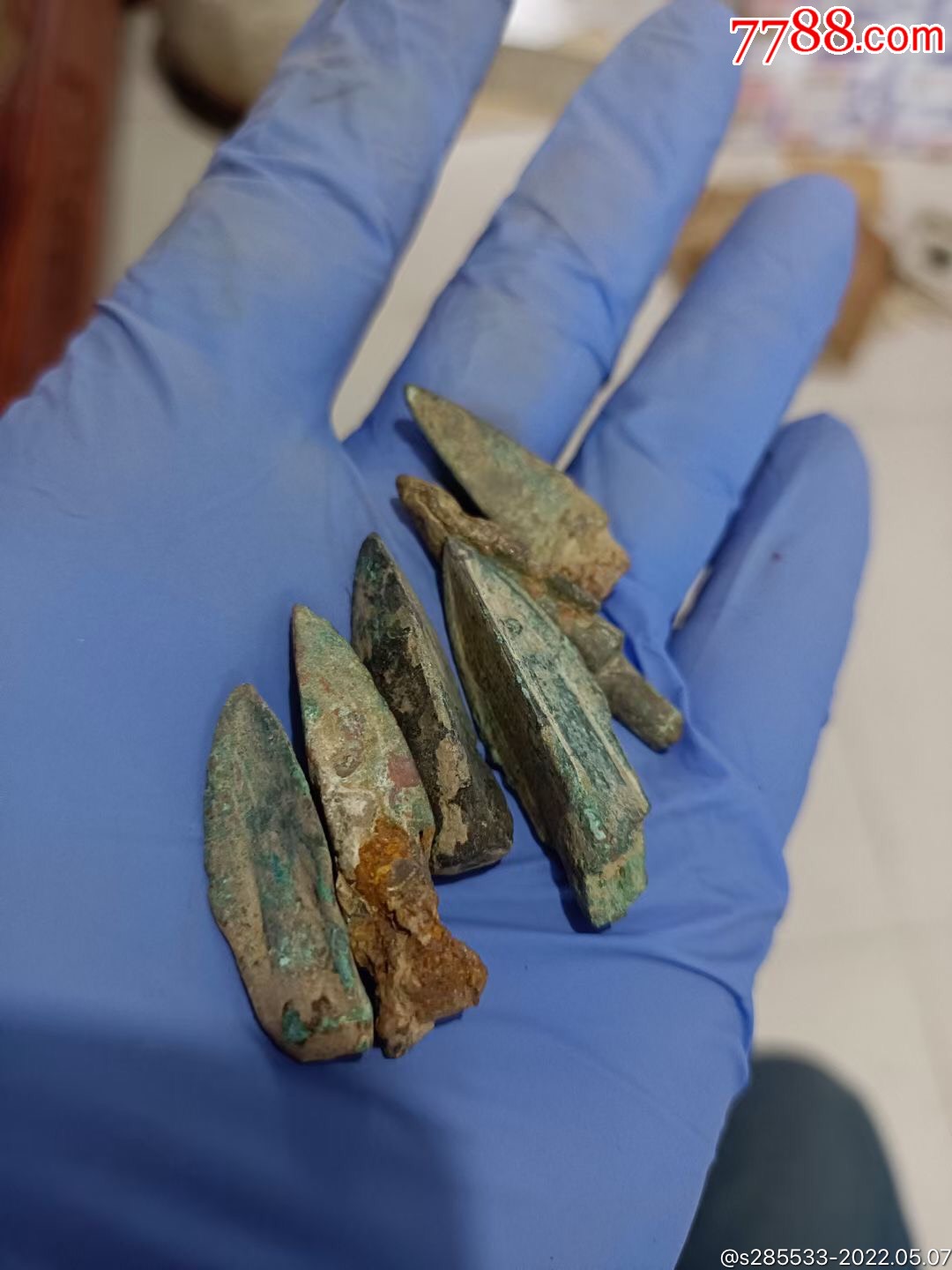 战汉青铜飞镖六个