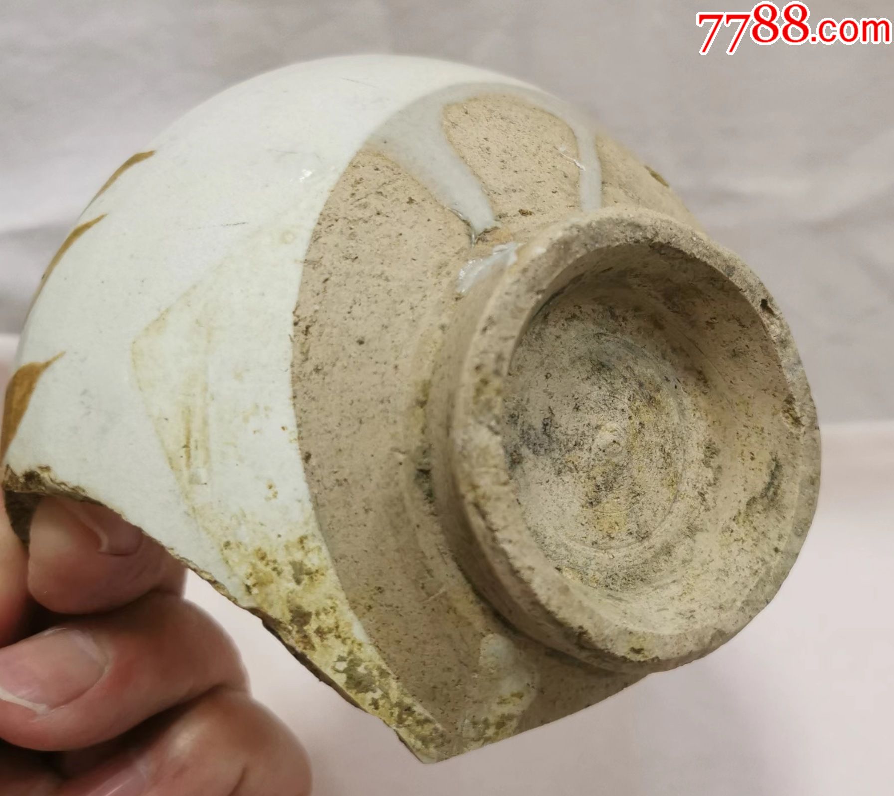 宋代当阳峪窑点彩收口罐瓷片(h)_瓷片_第4张_7788瓷器