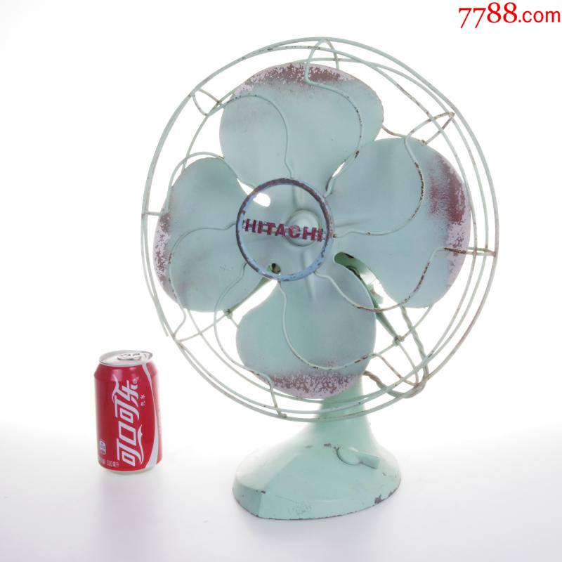 日本进口古董日立hitachi电风扇怀旧酒吧咖啡馆装饰道具不工作