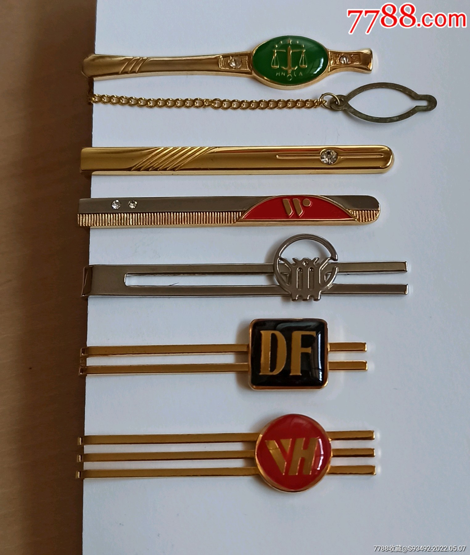 精美领带夹6个合售